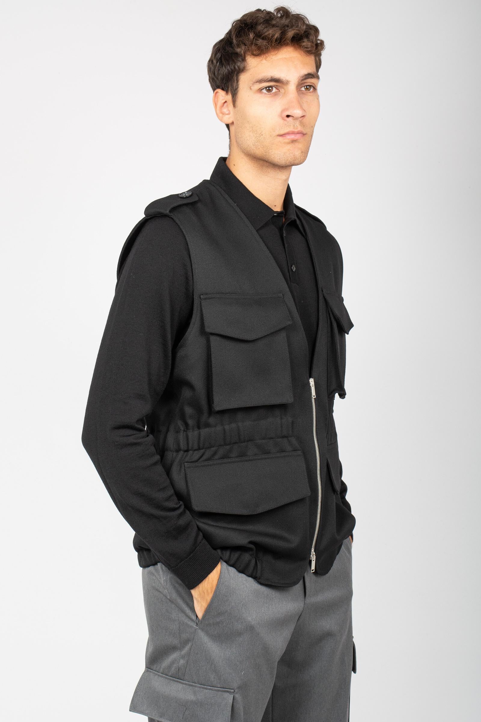 gilet con tasconi in gabardine di lana TL3FGT180TOR SD710990 PT TORINO 