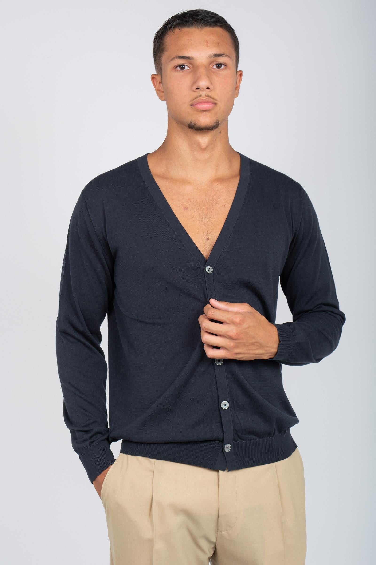 cardigan in cotone unito D0GN109 795 DRUMOHR 