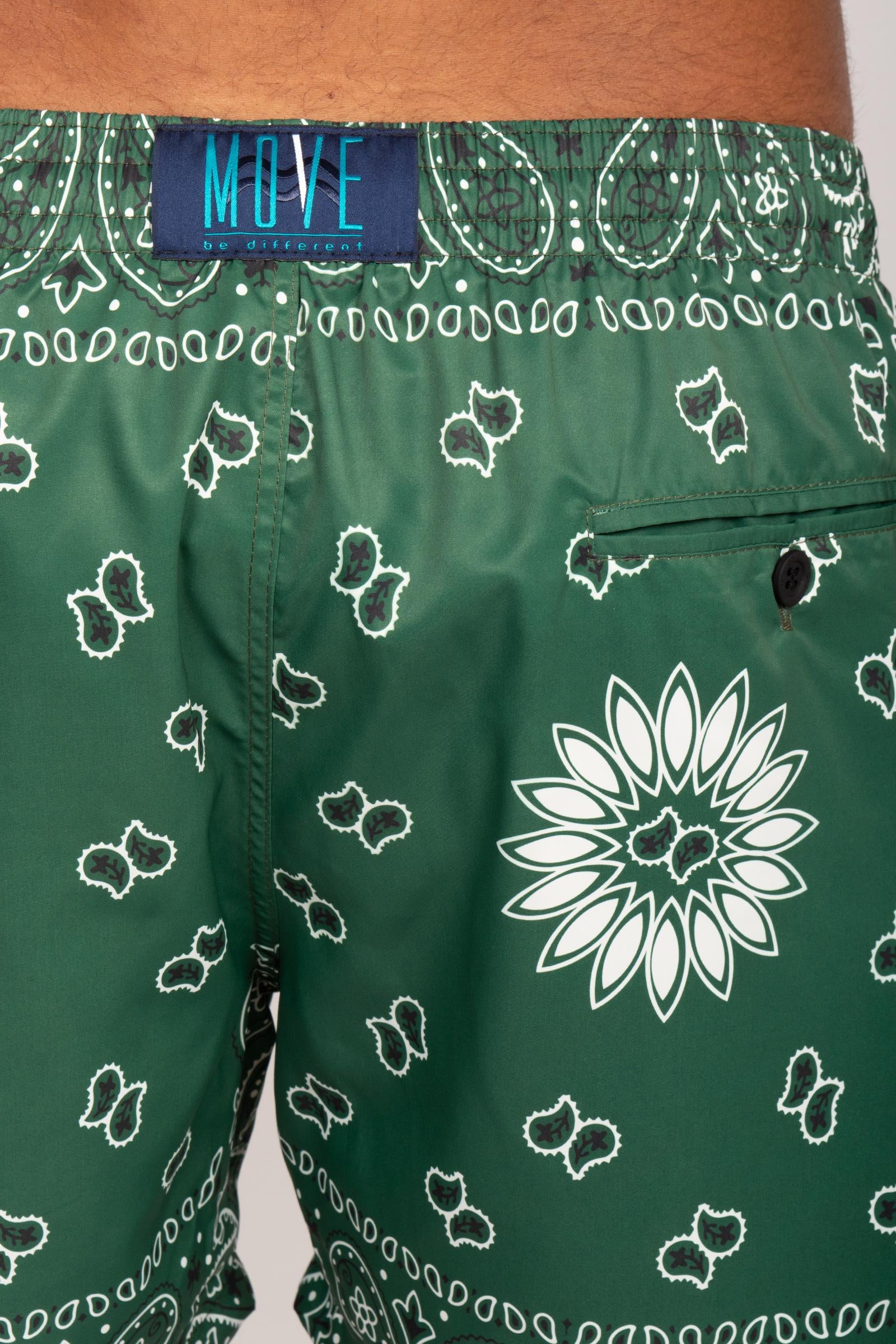 boxer mare stampato 'saint vincent' SVNPRINT25 BANDANAVERDE MOVE BEACHWARE 