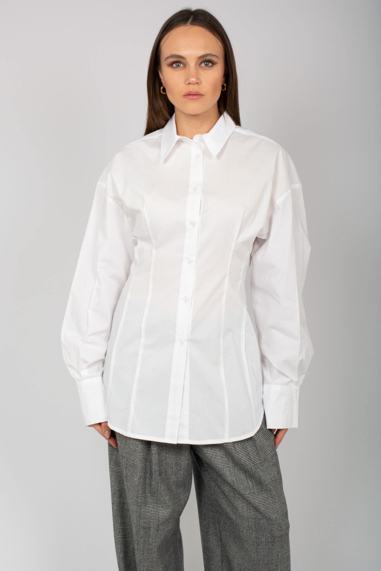 camicia in popeline F25SL09 W201 WEILI ZHENG 