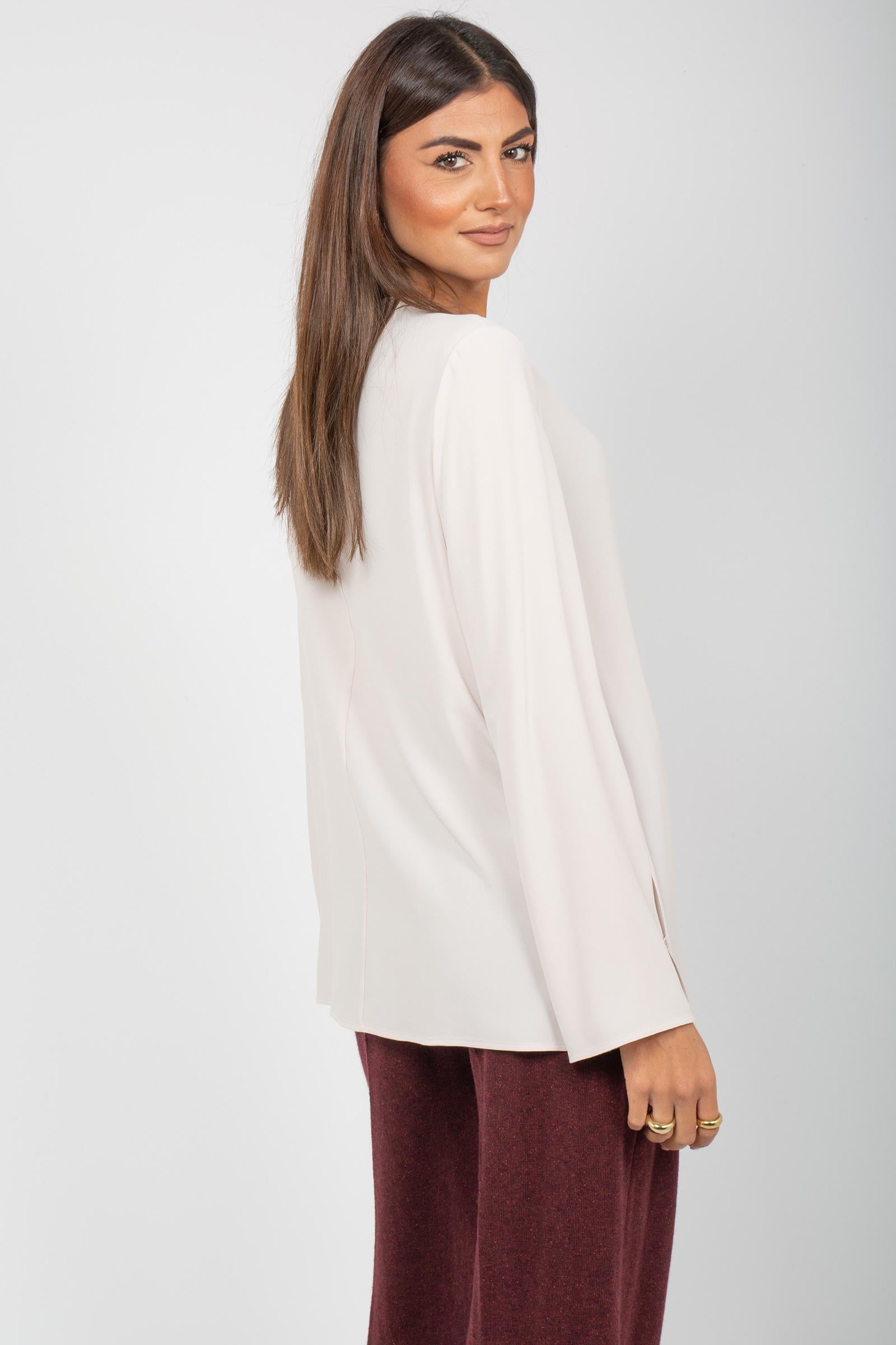 blusa in misto seta 66020 2733 LE TRICOT - Perugia 