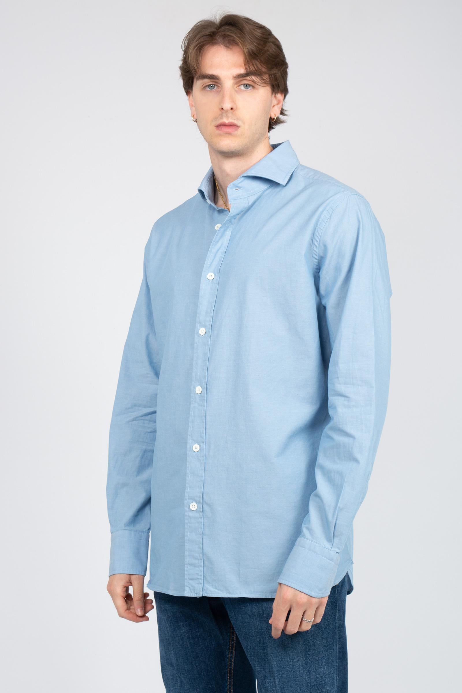 camicia in buell di cotone 34RBU27146801 03 BOLZONELLA1934 