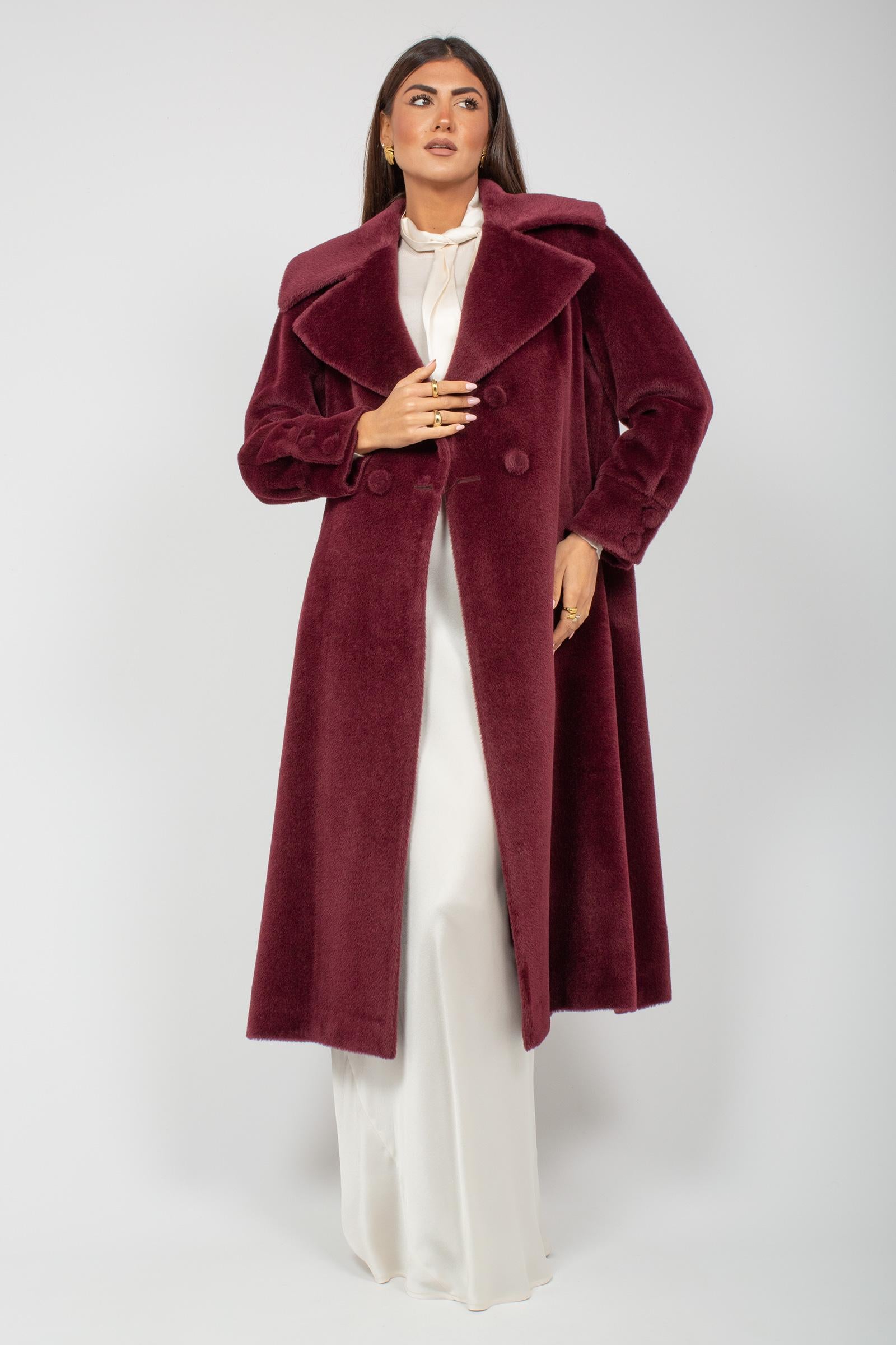 cappotto collo ampio in alpaca 8200265318 9499 TARDIA 