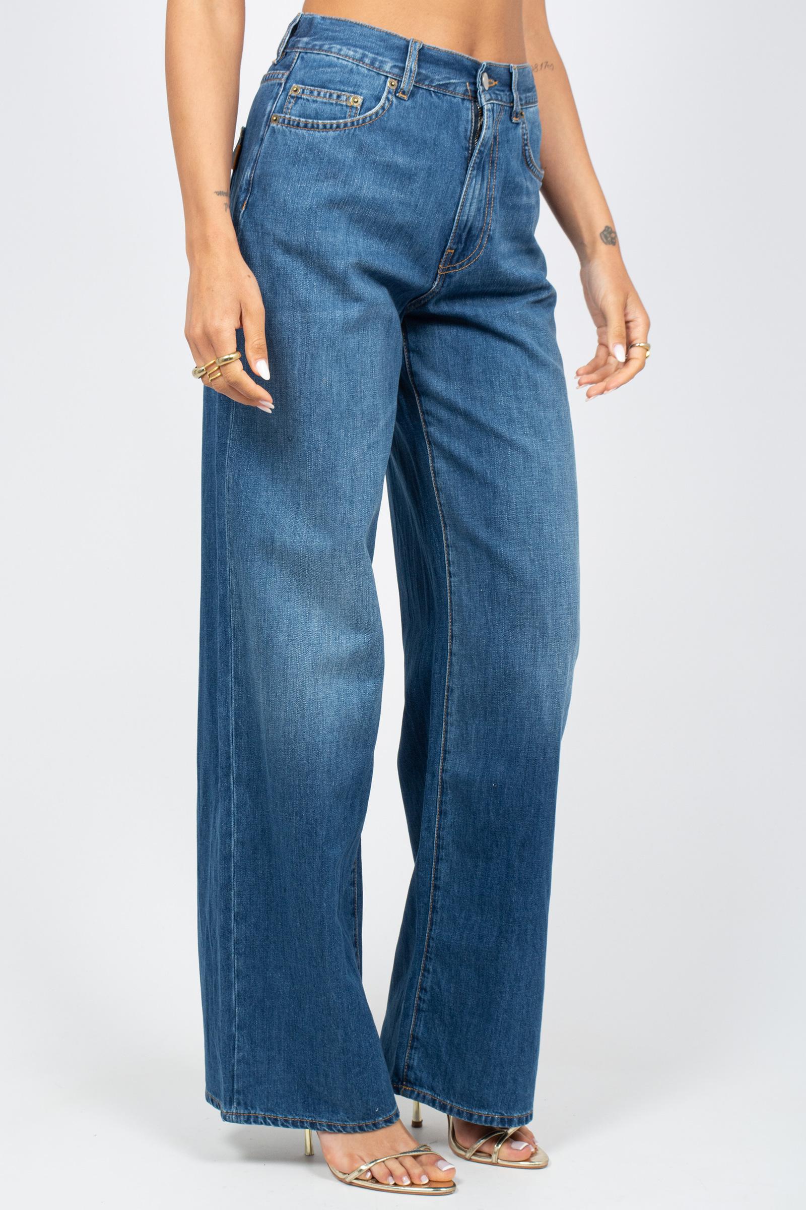 denim in cotone e lino 'carmen' CARMEN2412D0059 QB SIVIGLIA 