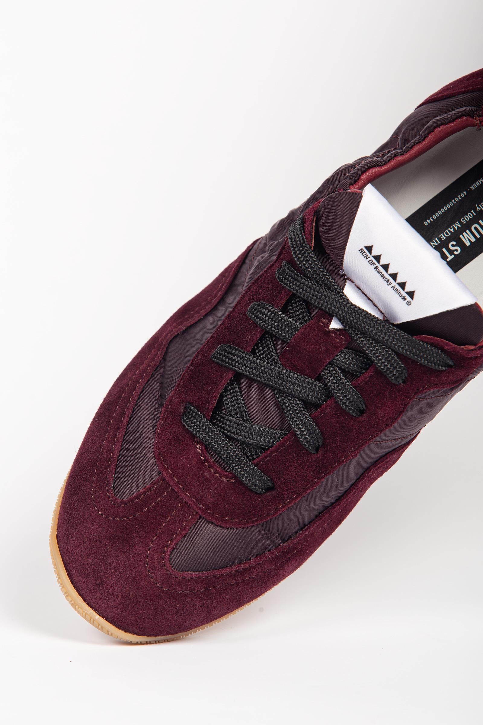 sneraker in camoscio e nylon 'joyner' JOYNERW BORDEUAX RUN OF 