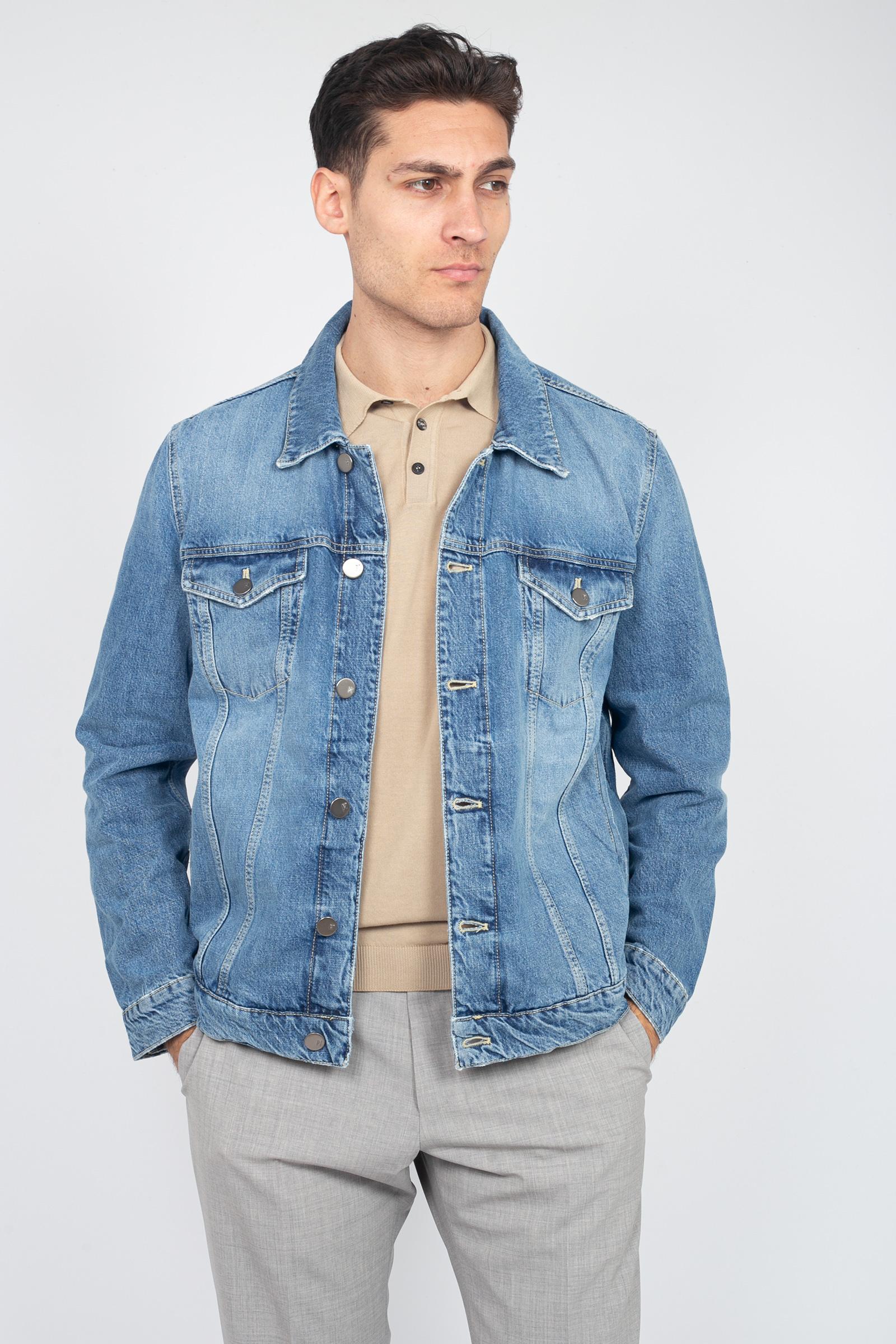 giubbino in denim C52PGB06 OA5140MI07 PT TORINO DENIM 