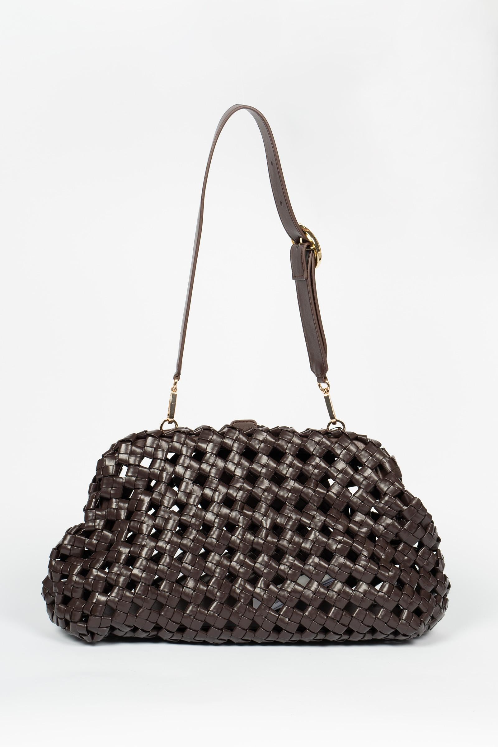 pouch in pelle intrecciata 'estremo' ESTREMO 001 MARELLA 