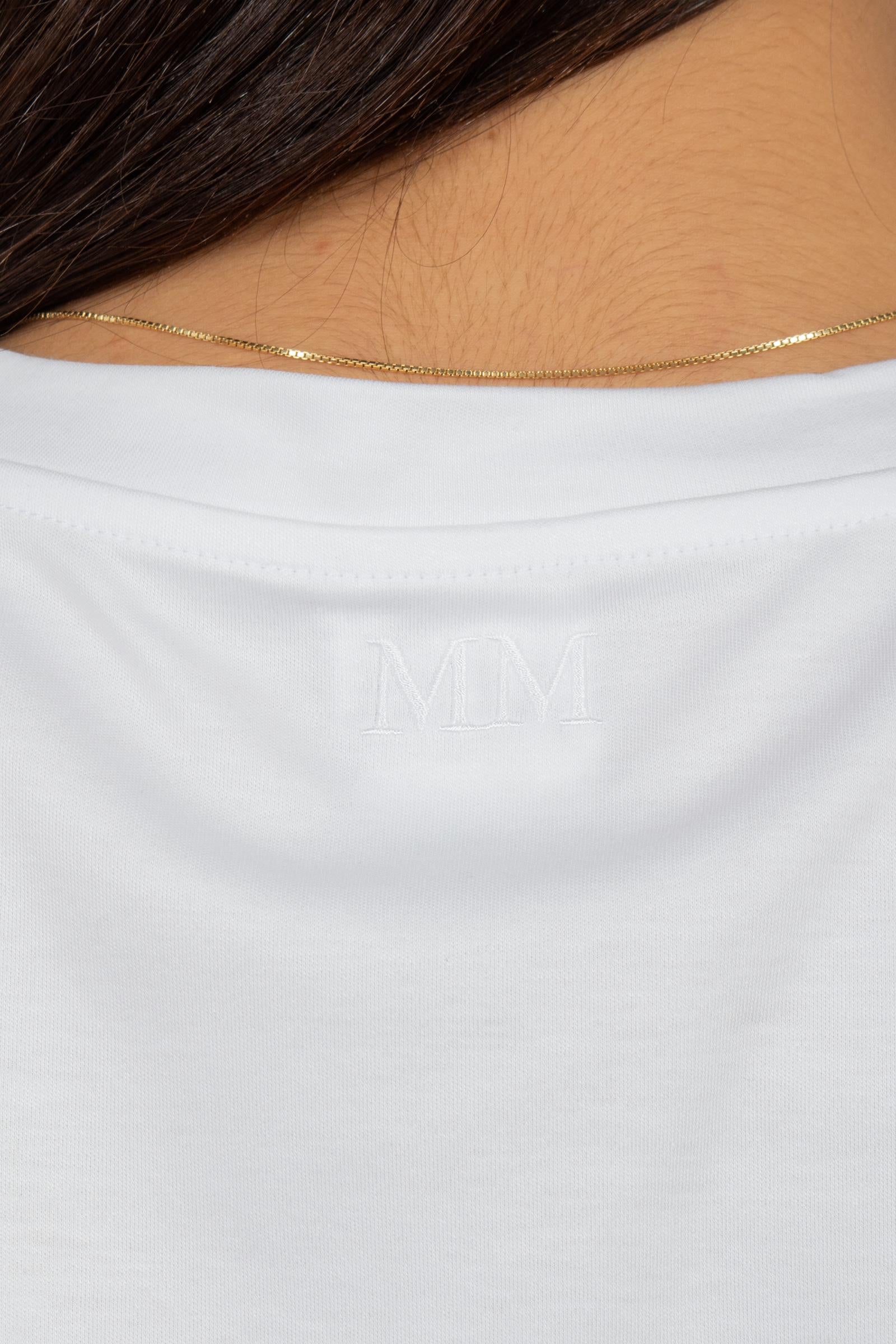 t-shirt in cotone e modal 'astice' 2616841067600 001 MM - MAX MARA 