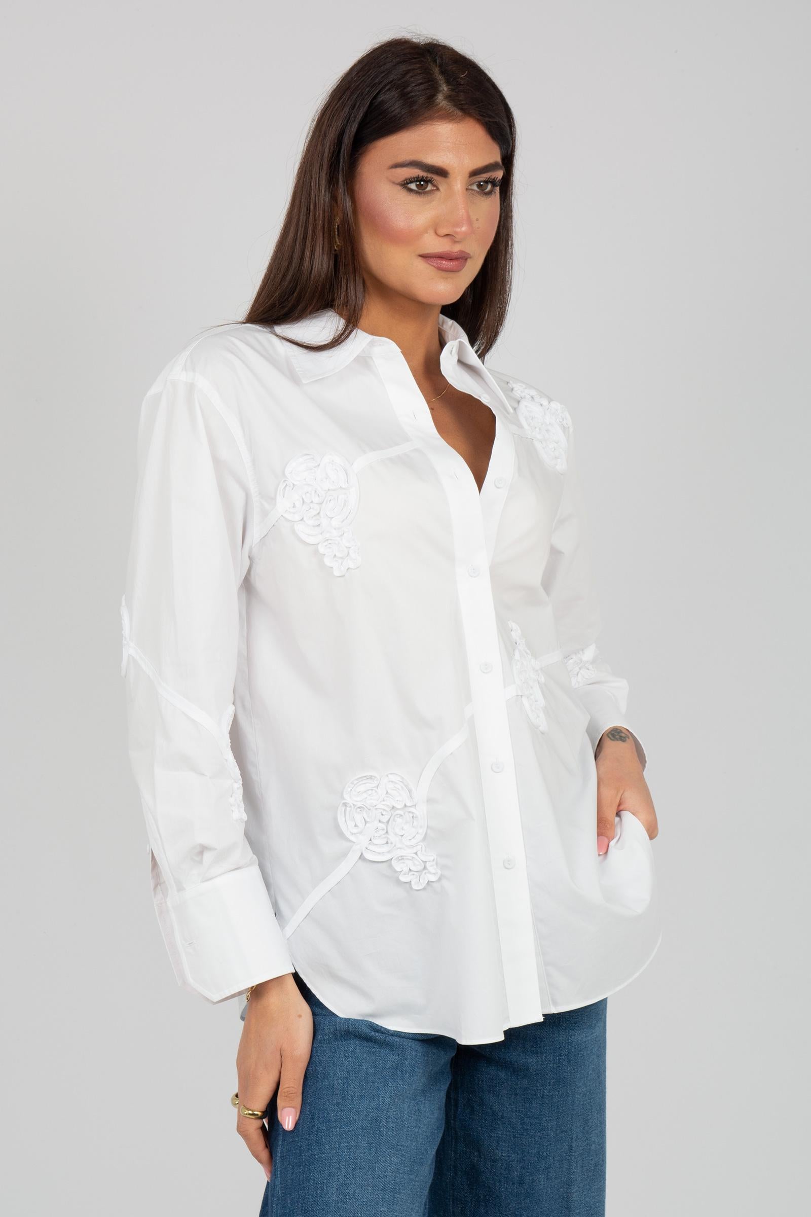 camicia in popeline di cotone 'comune' COMUNE 001 MARELLA 