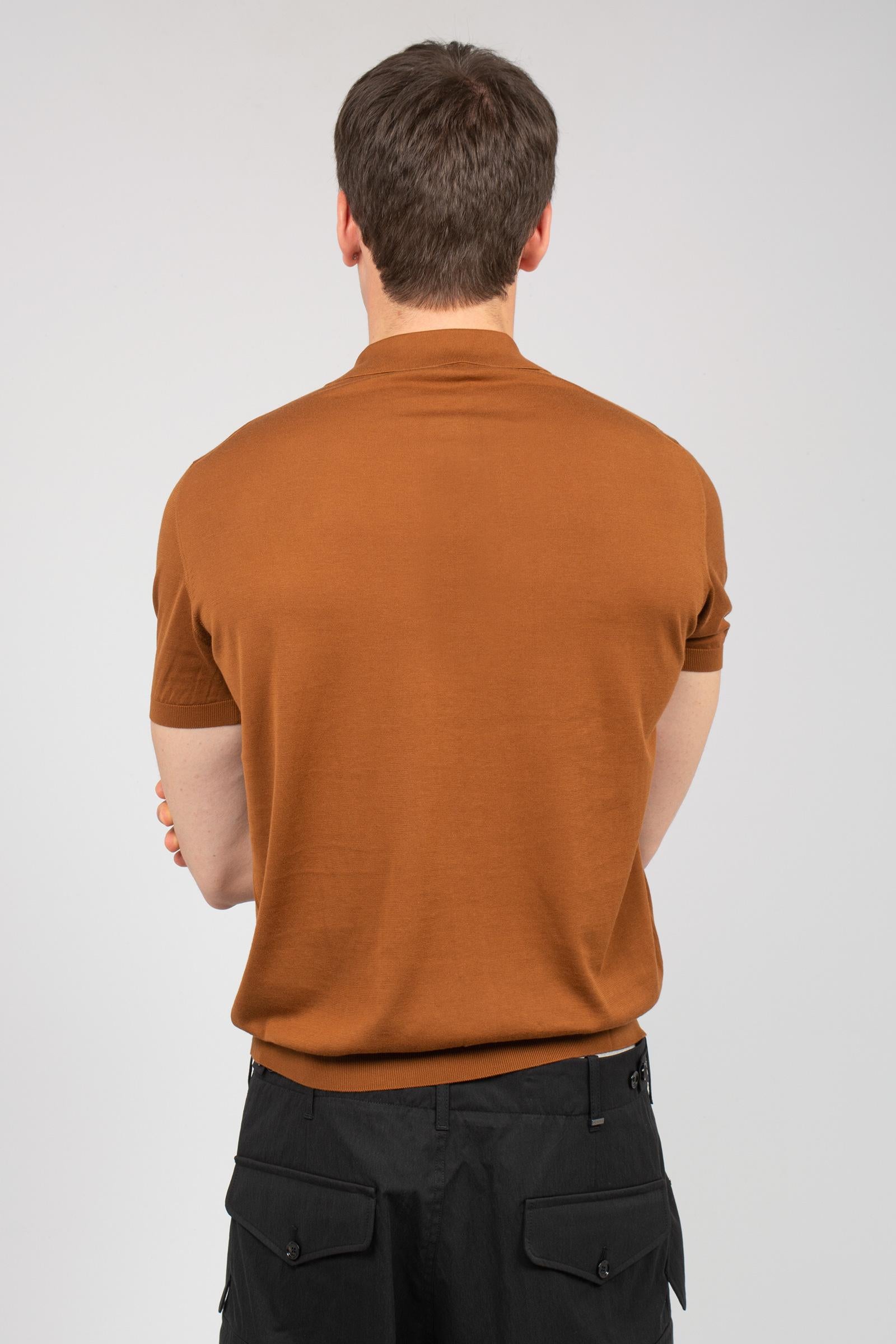 polo in cotone rasato D0GN202 571 DRUMOHR 