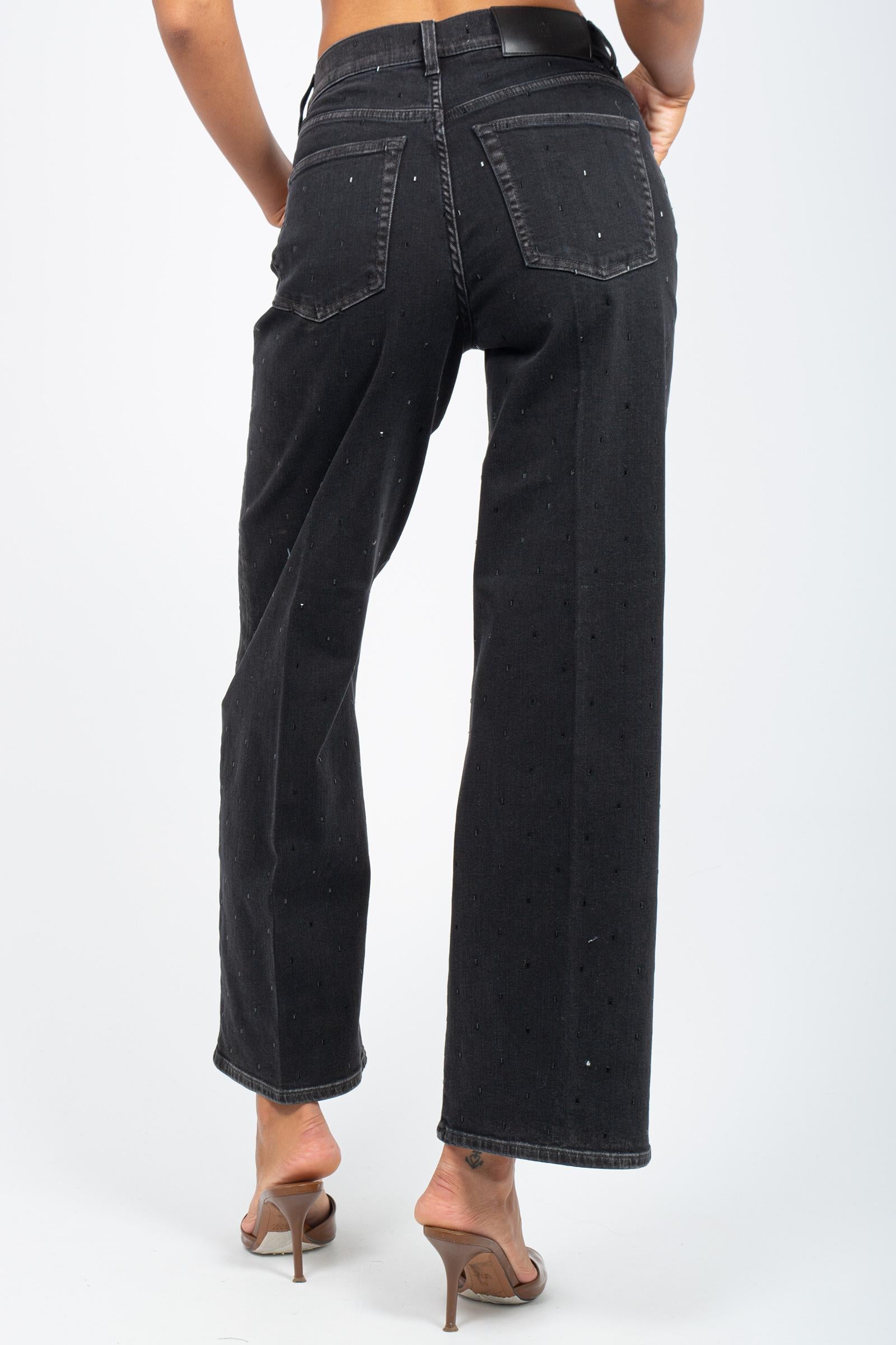 denim con strass all over 'kendal' C1VPKDZ0 OA53W0MN37 PT TORINO DENIM 