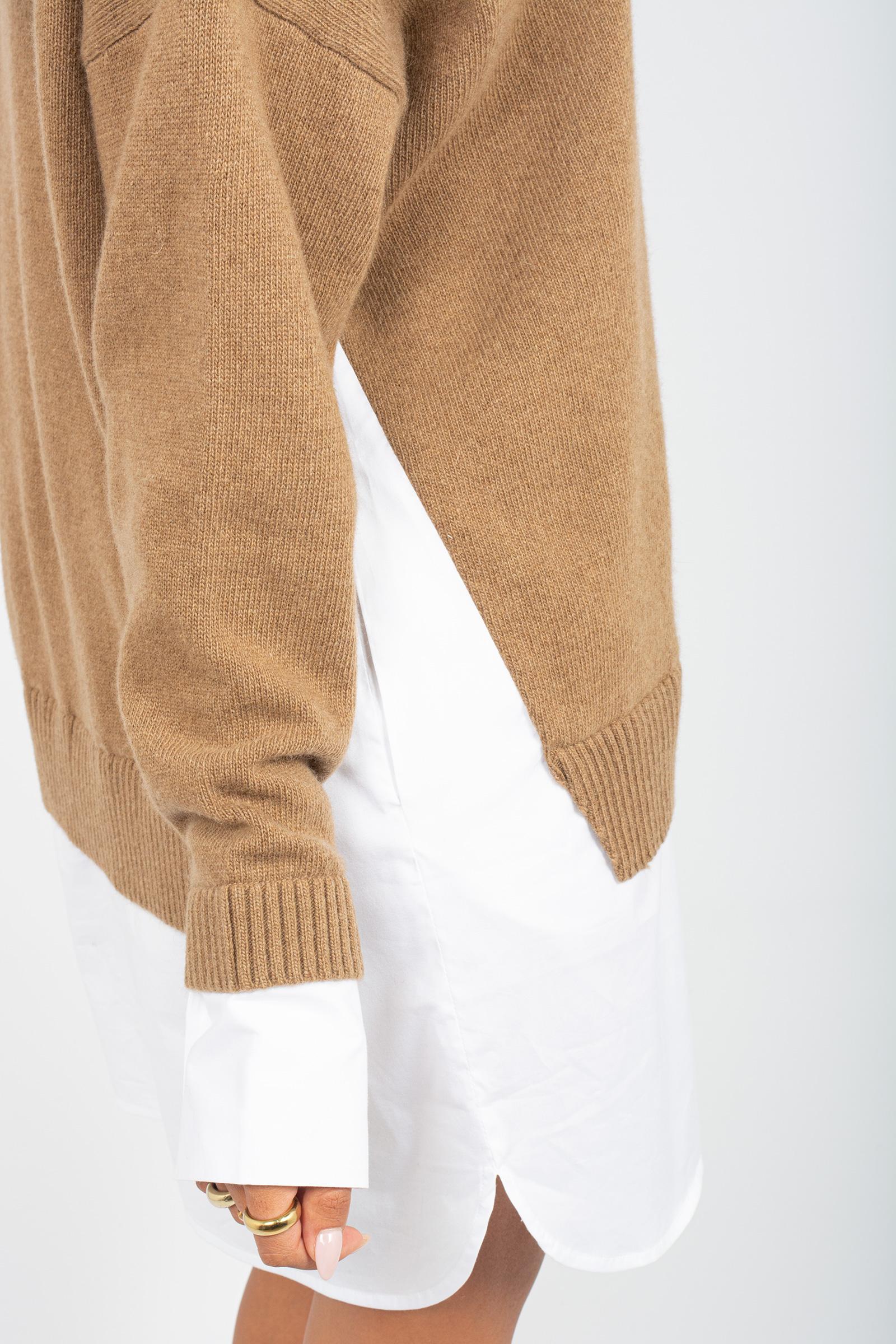 abito girocollo in misto mohair &#39;luigia&#39; Y5WG03 V32 SEMICOUTURE 