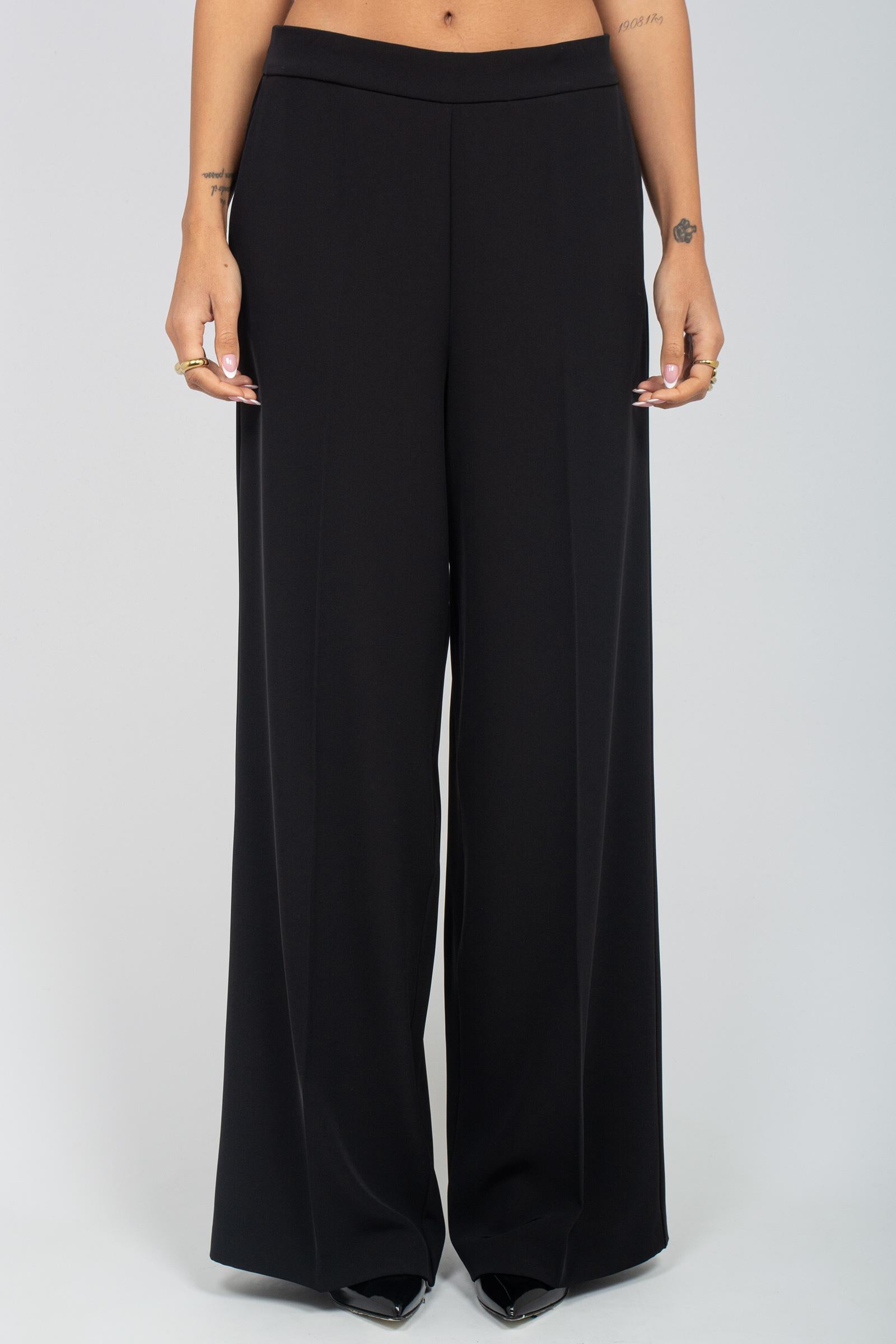 pantalone in cady 'hellen' HELLENDD07 NERO DOUUOD 