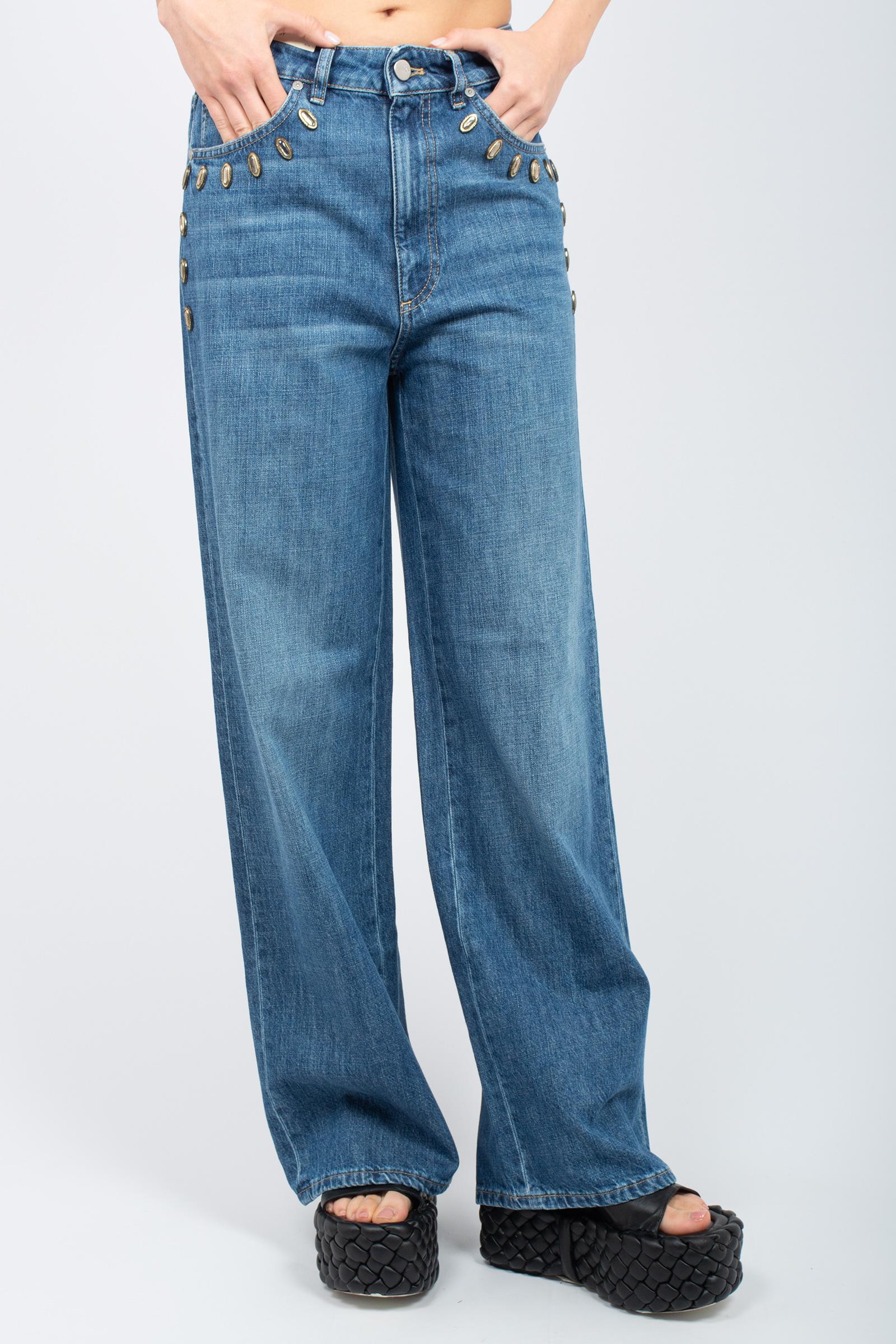 denim con pietre 'boy' C1VPMLZ0 OA507WMI02 PT TORINO DENIM 