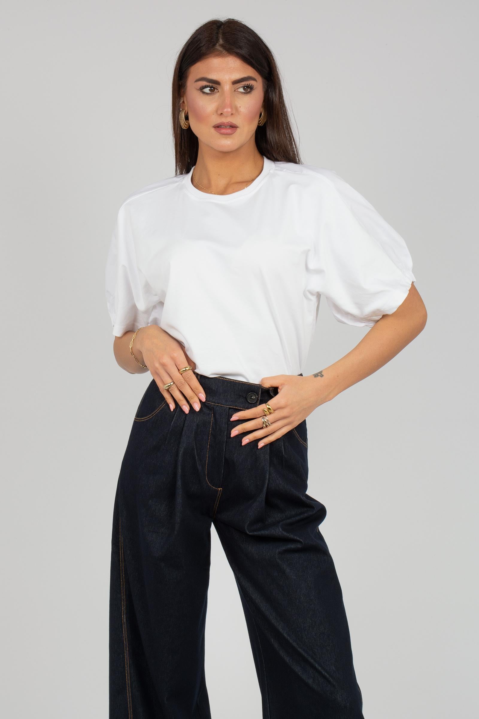 blusa in cotone 'cellula' 2616941028600 001 MM - MAX MARA 