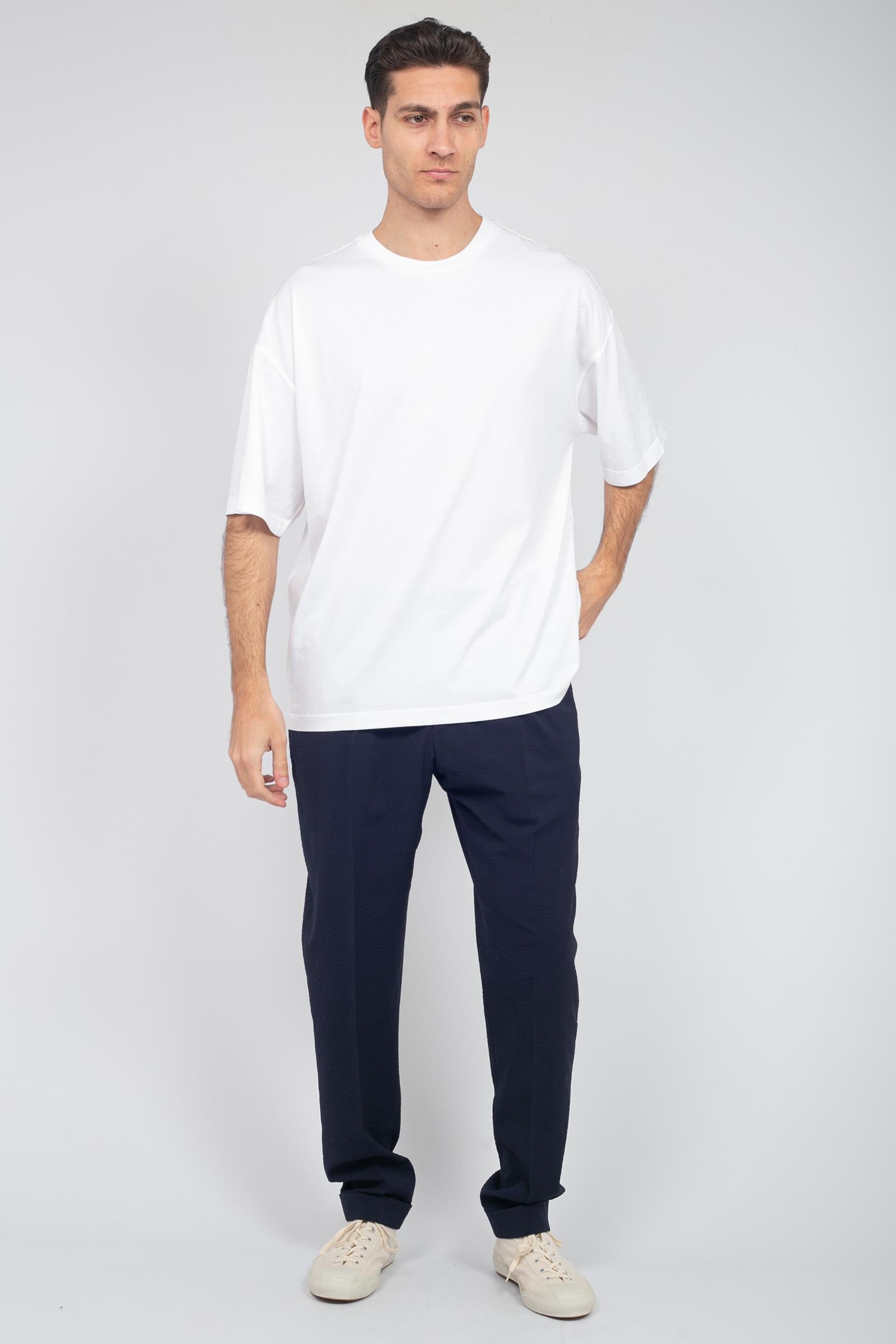 t-shirt oversize in cotone RB51221 01 ROBERTO COLLINA 