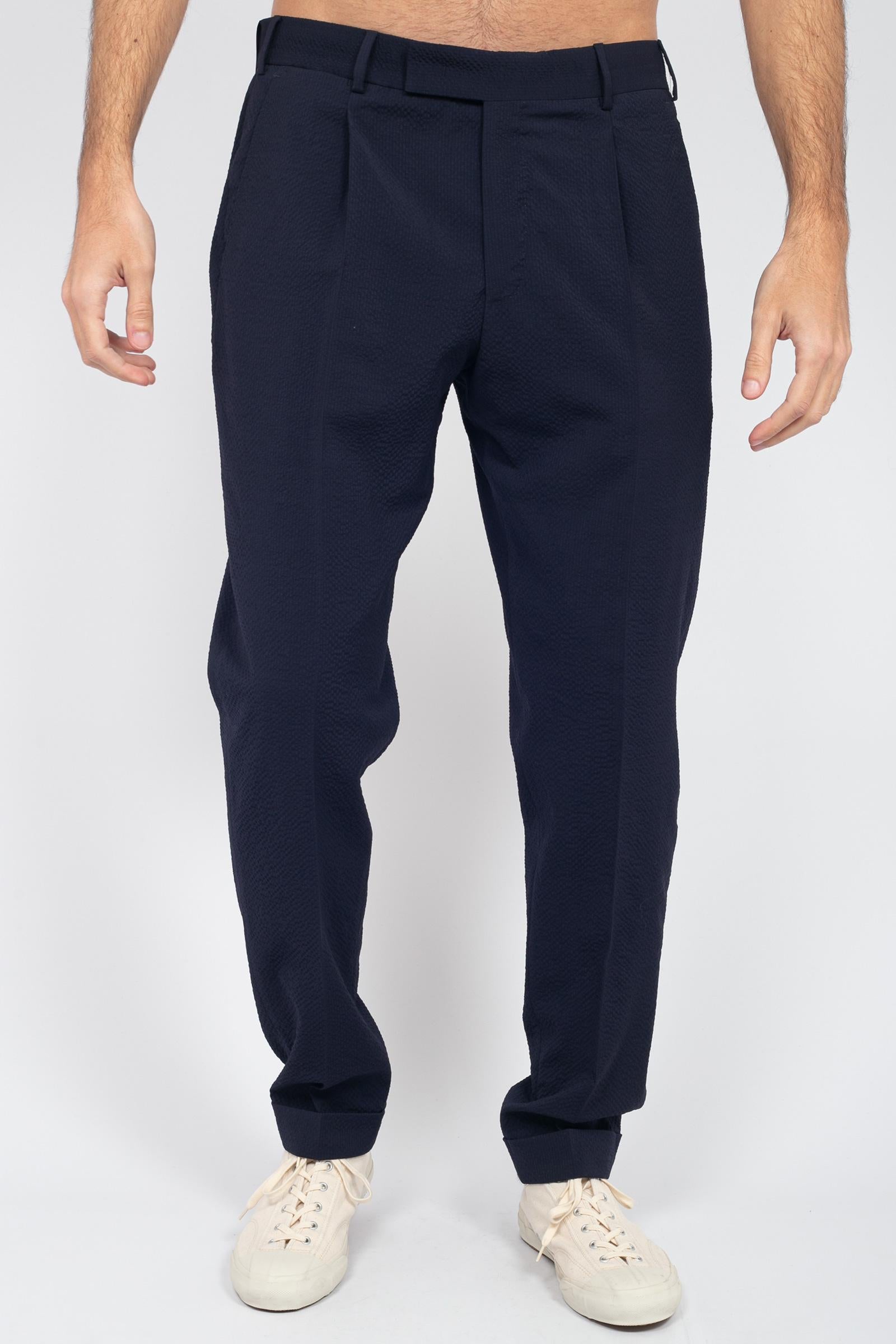 pantalone in cotone seerscker 'rebel' C0RFZAZ40FWD ZI500360 PT TORINO 