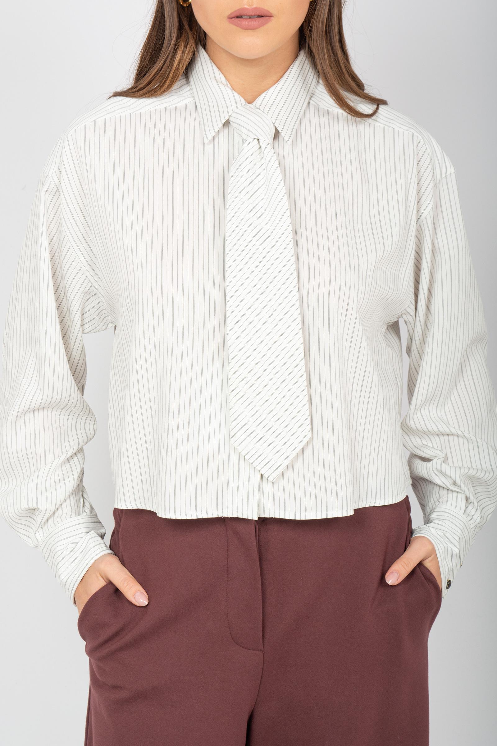 camicia cropped con cravatta 'duke' DUKE 003 MARELLA 