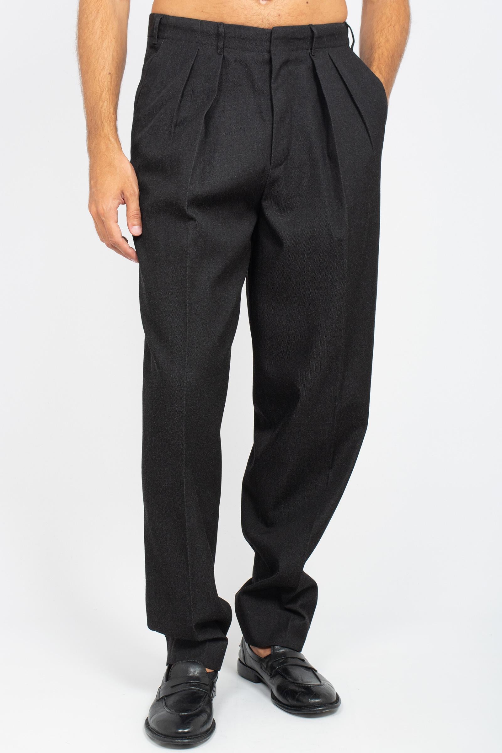 pantalone in misto lana 'wide' COCOAFAFZB0FWD SU940990 PT TORINO 