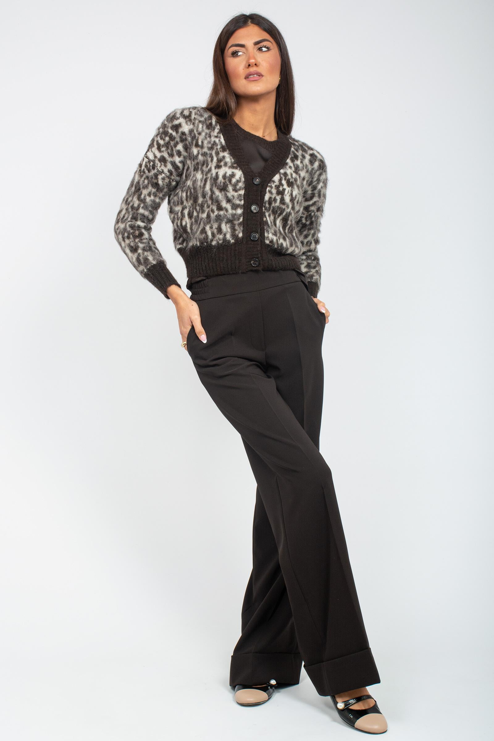 cardigan animalier in mi sto mohair 61271 20 D.EXTERIOR 