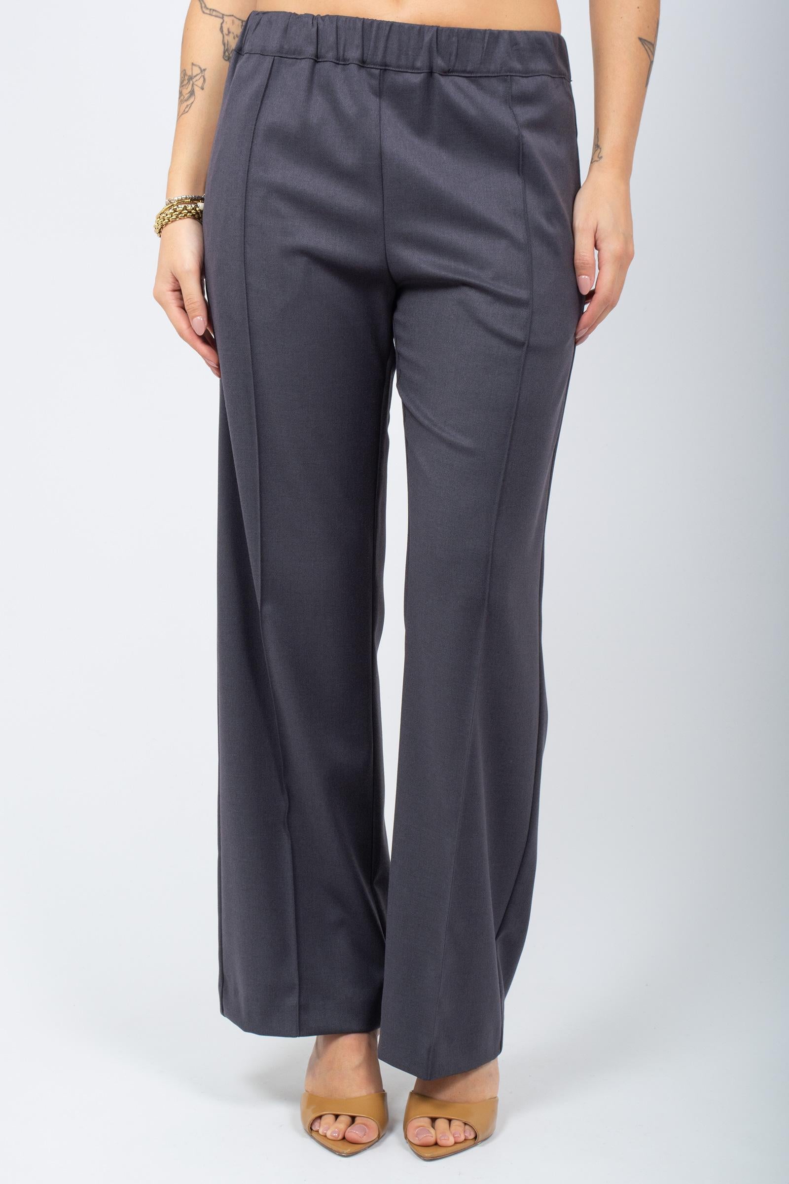 pantalone in misto viscosa S2103564 060 ANNA SERAVALLI 
