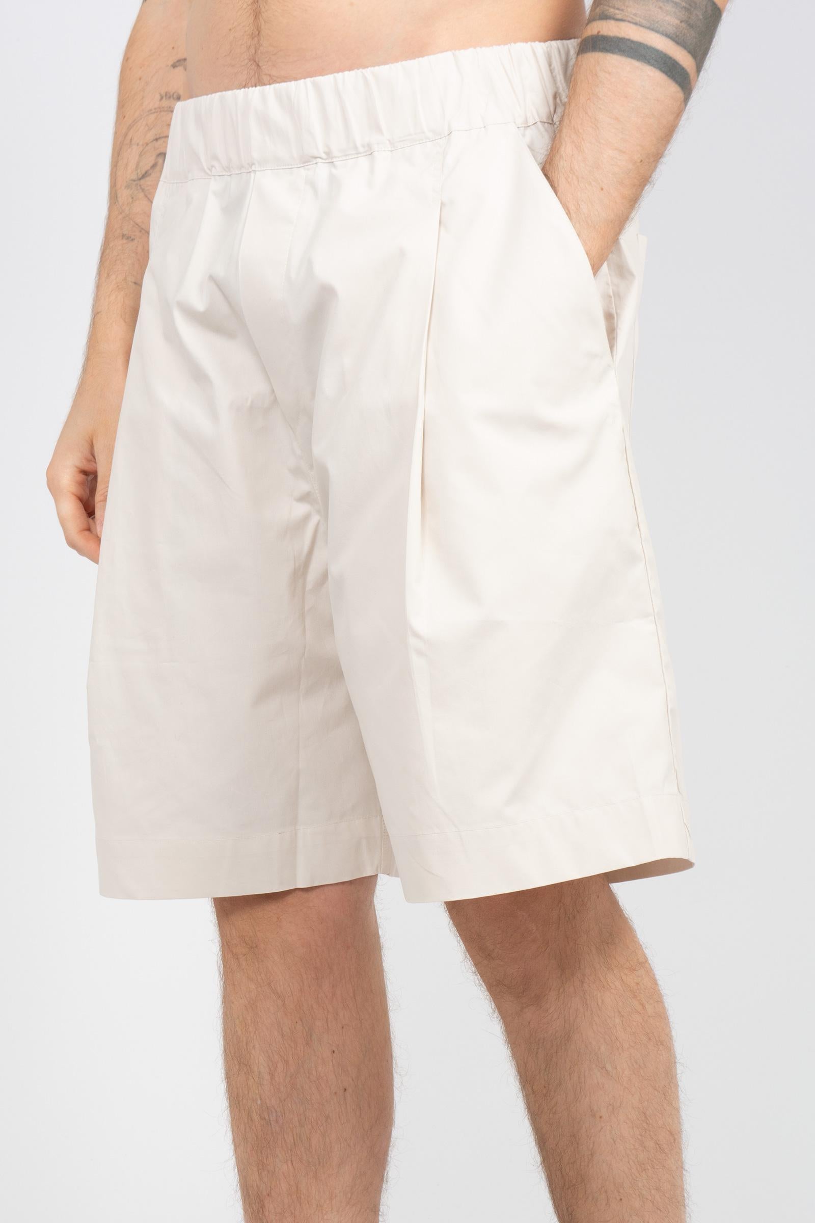 shorts in popeline di cotone S6PKMABE005 013 A PAPER KID 