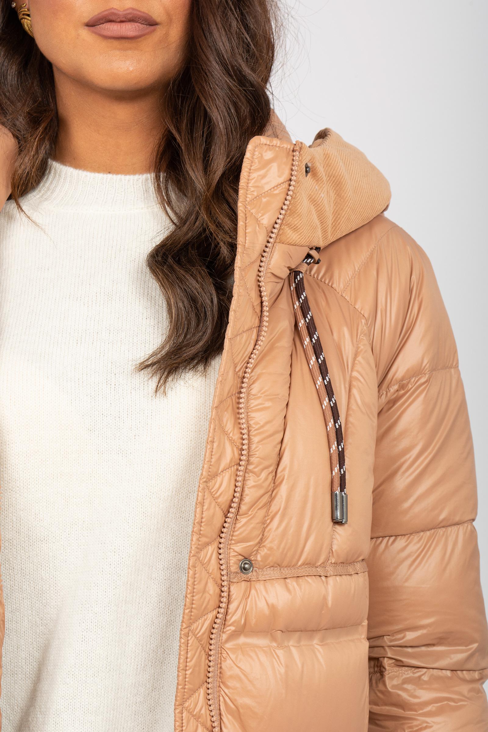 piumino in nylon e velluto PUEBLA ROSA PATRIZIA PARMA 