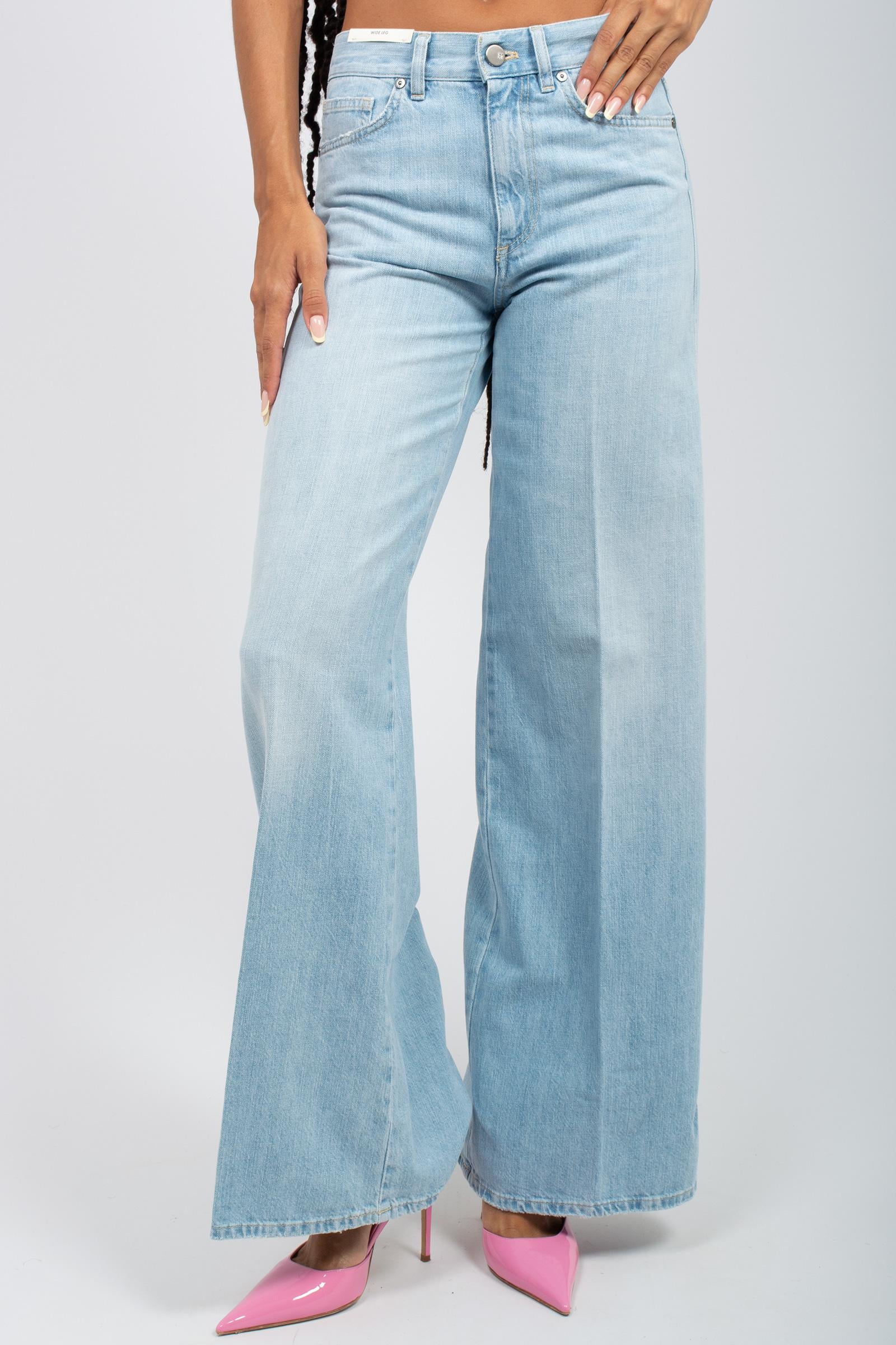 denim in bull di cotone 'cindy' C1VPCNZ0 OA50B0CC37 PT TORINO DENIM 