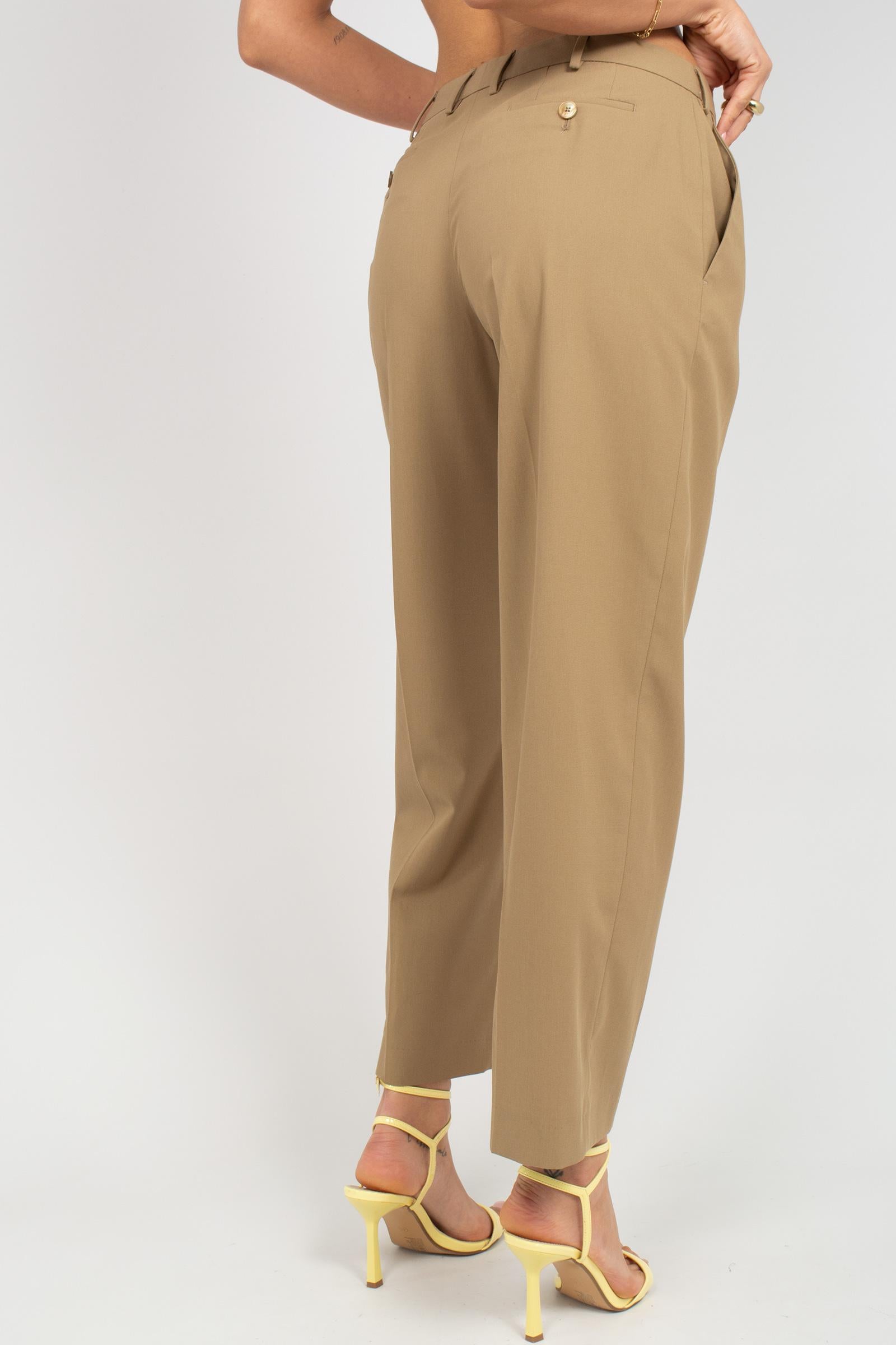 pantalone in popeline di cotone 'emma' CDVSEAZ00STD SD820060 PT TORINO 