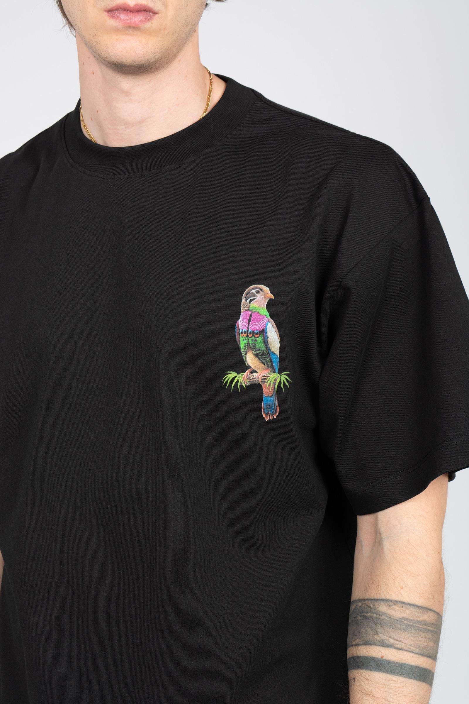 t-shirt in cotone con stampa S6PKUATH161 110 A PAPER KID 