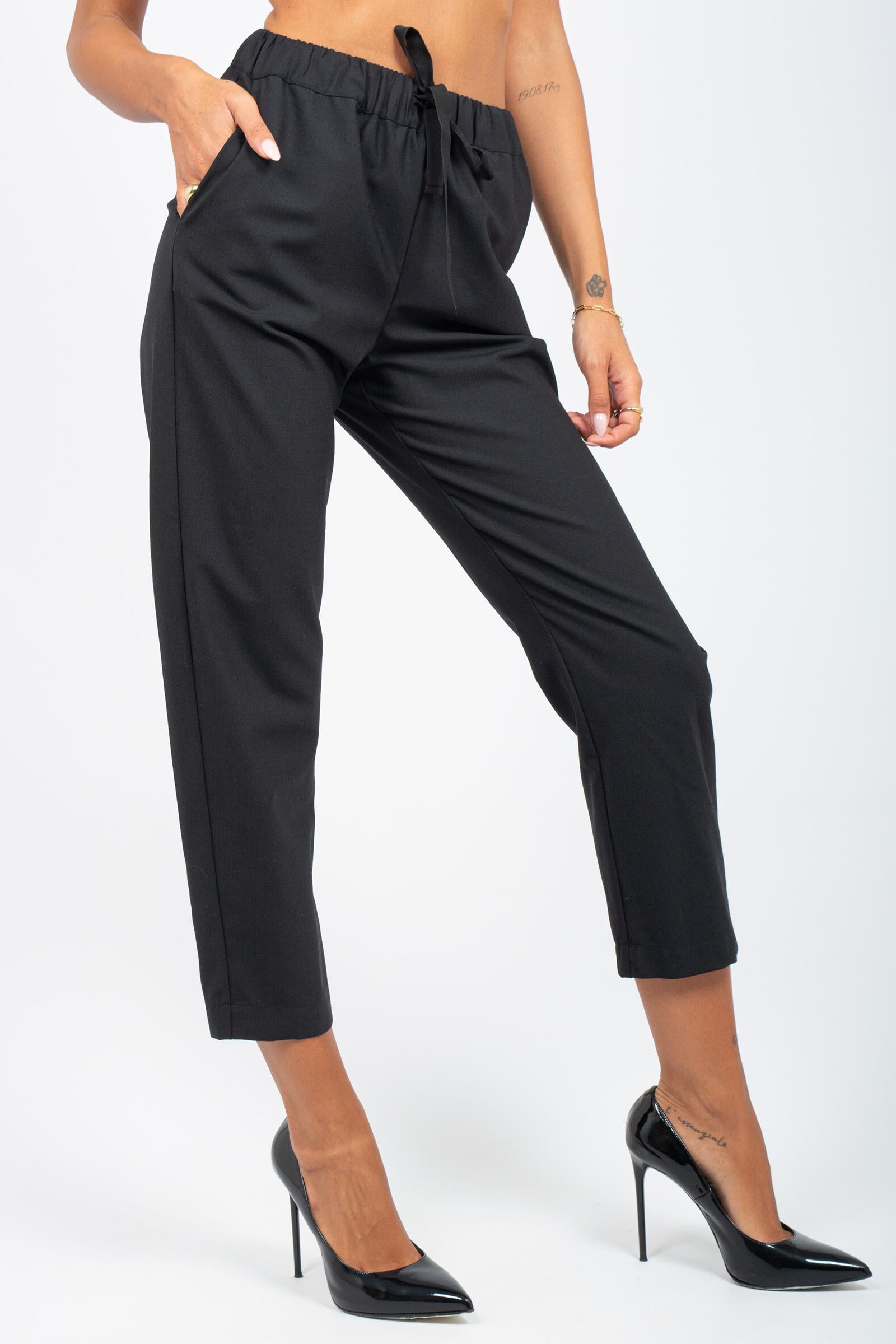 pantalone in misto lana 'buddy' Y5WI35 Y69 SEMICOUTURE 