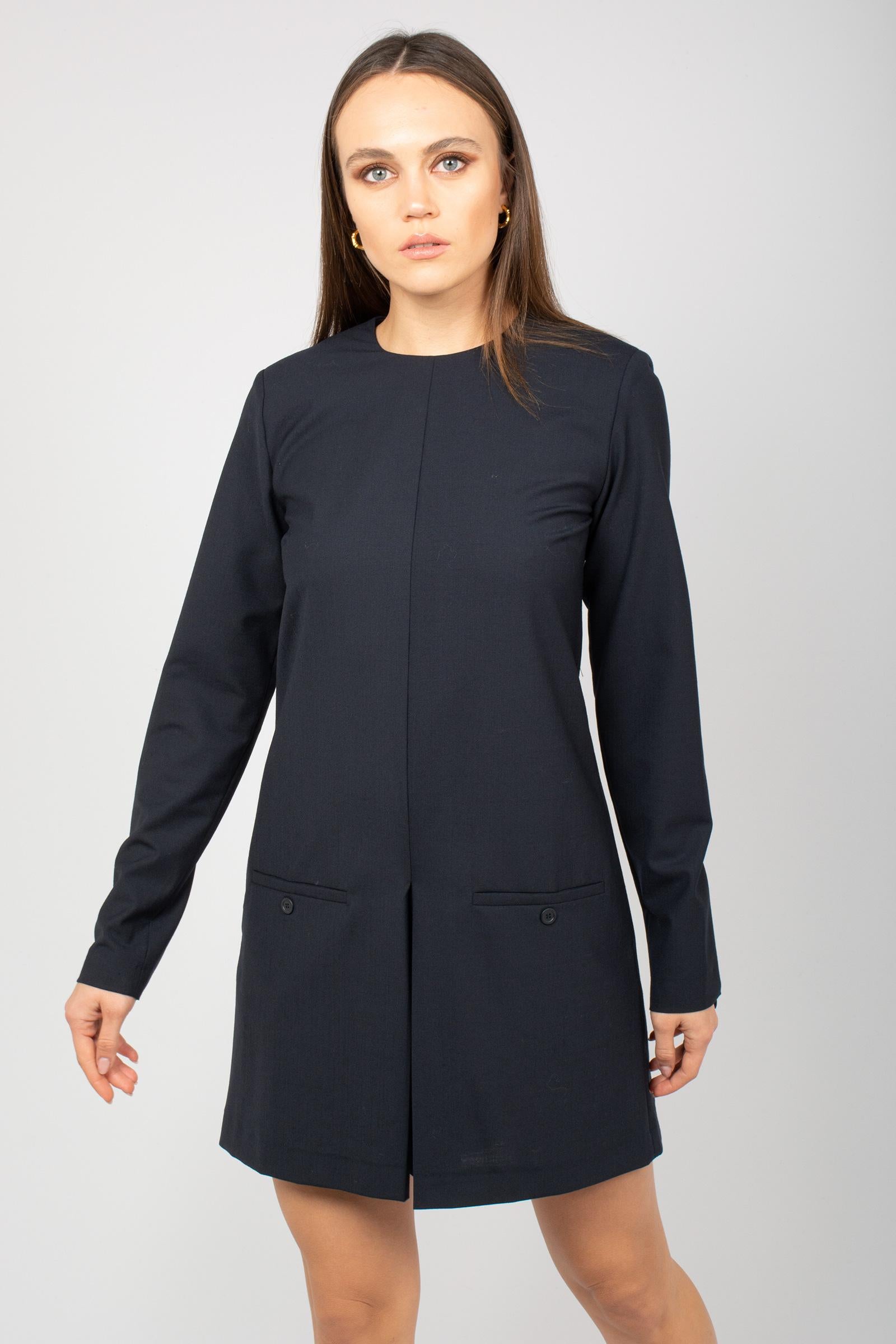 tuta corta in fresco lana 'isa' Y5WI07 K92 SEMICOUTURE 