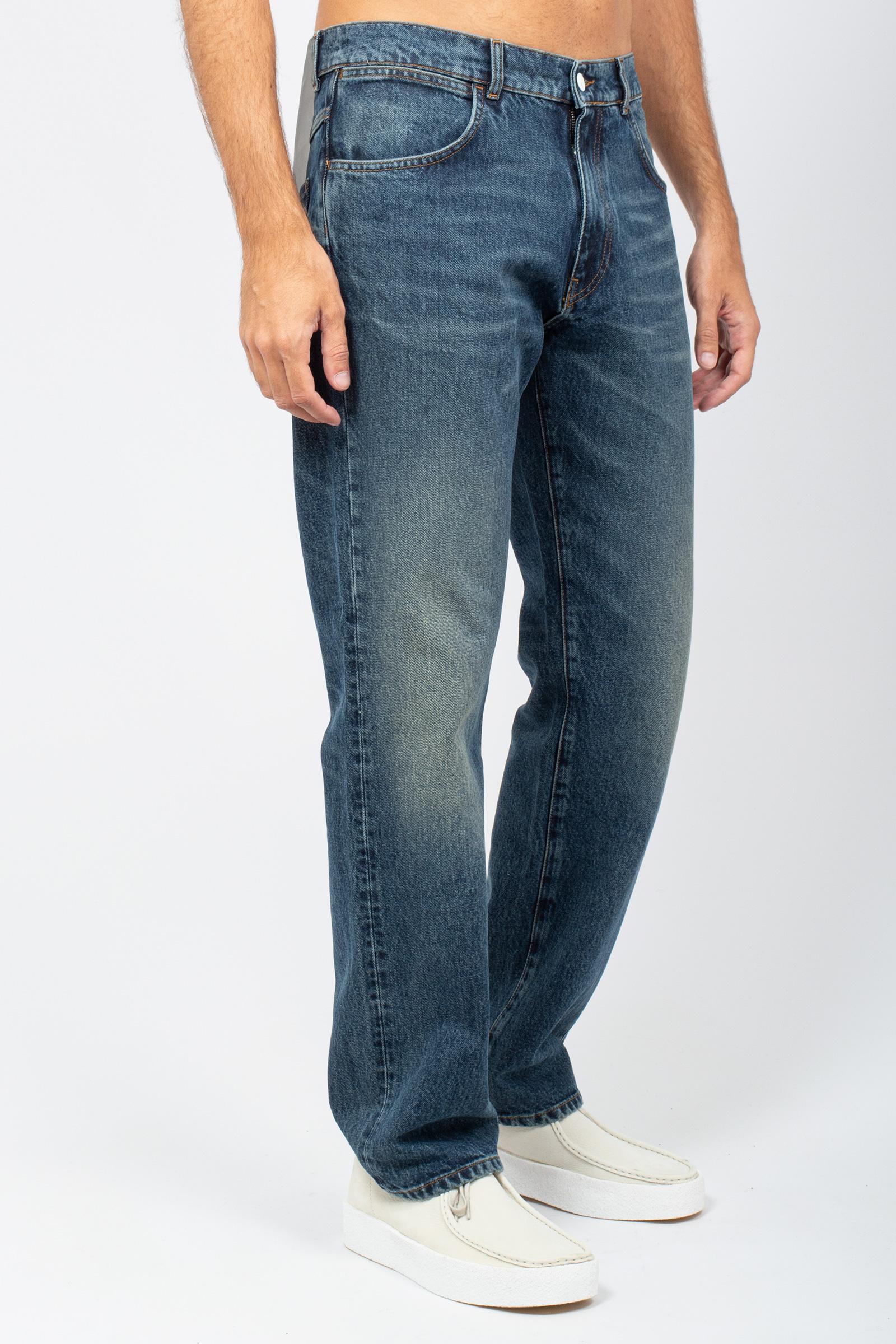 jeans in denim di cotone 'james' AMU010D4363007 C0999 AMISH 