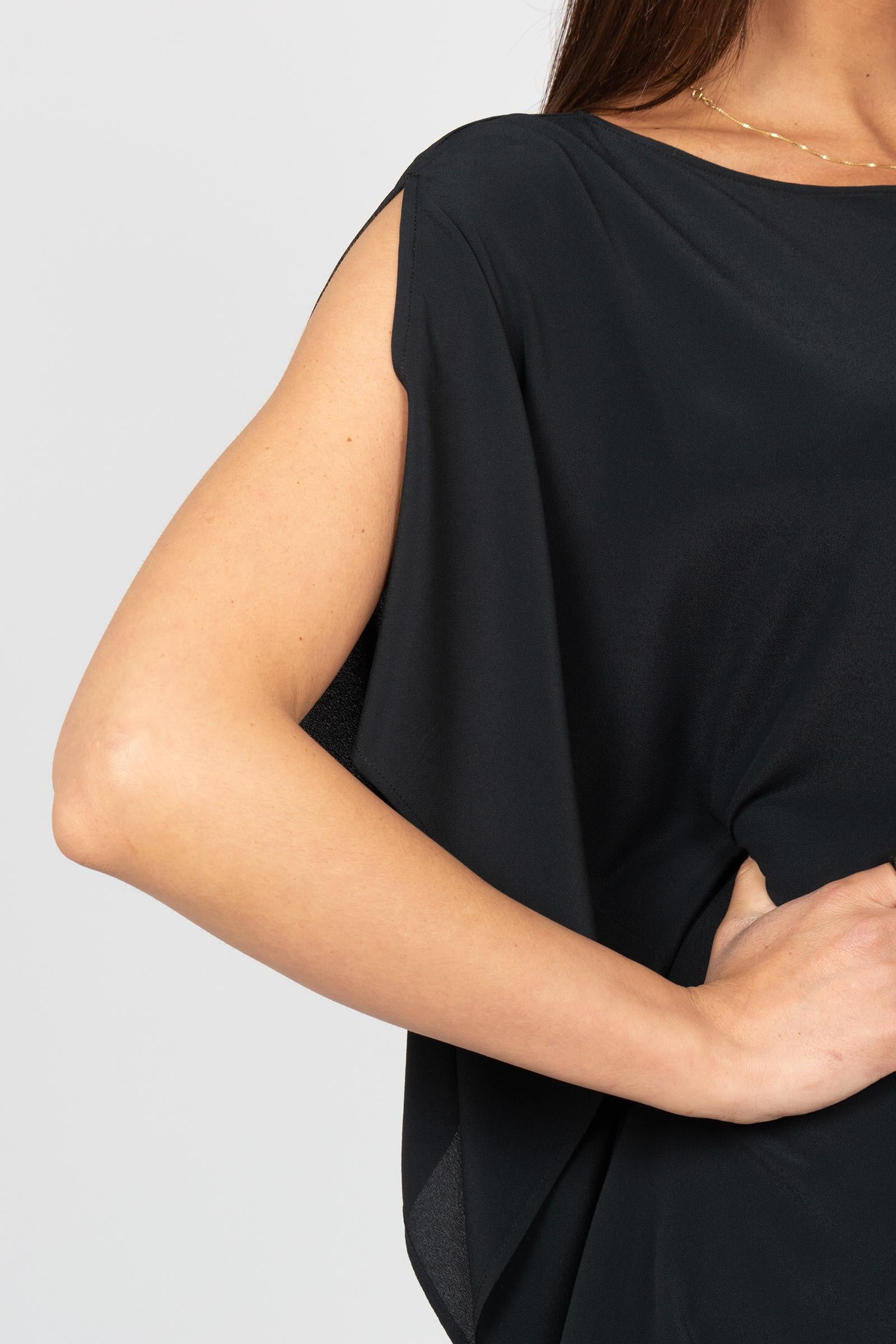 blusa oversize in misto seta 66282 999 LE TRICOT - Perugia 