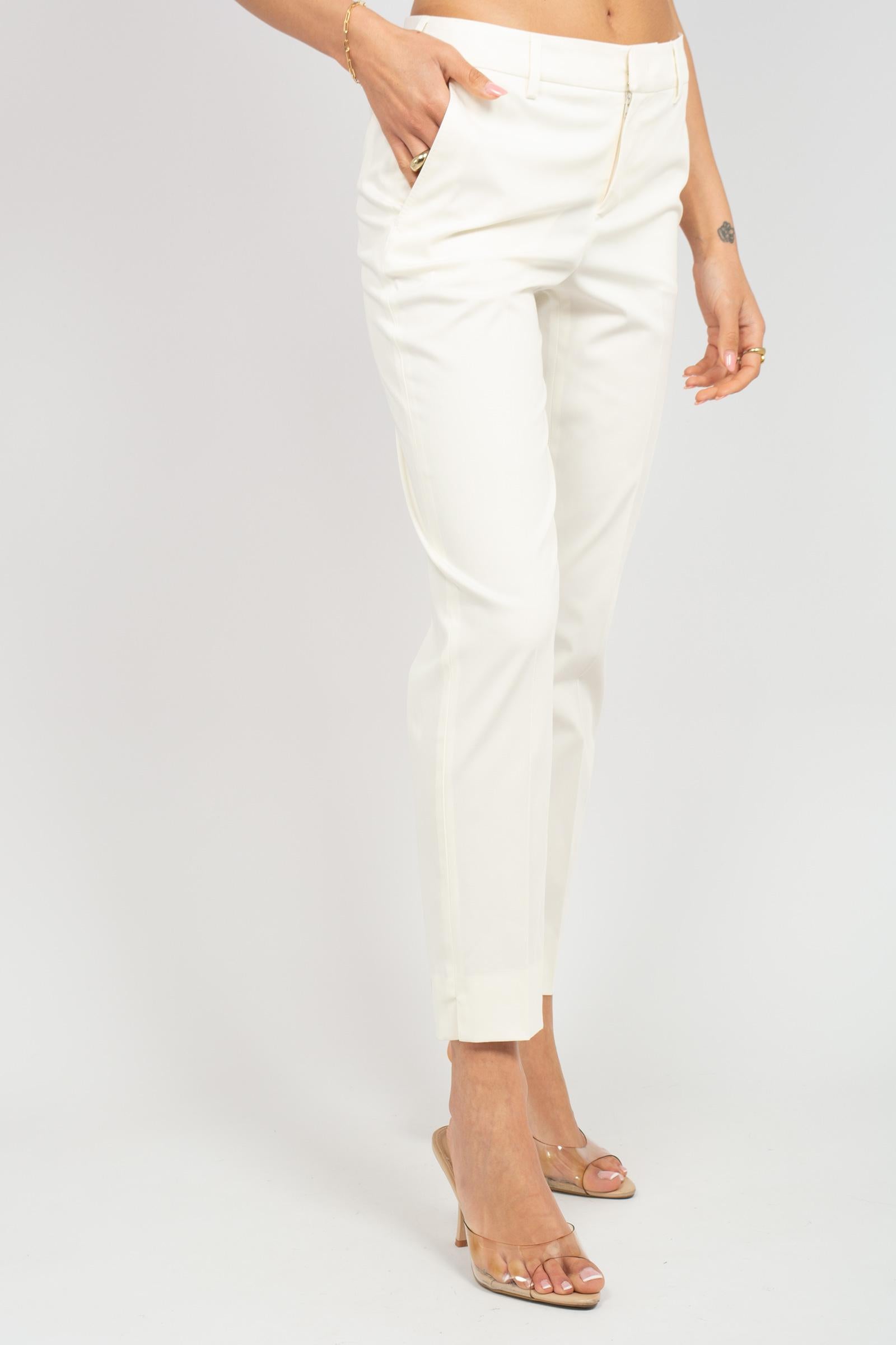 pantalone in misto cotone e seta 'new york' CDVSNYZ00STD SD800010 PT TORINO 