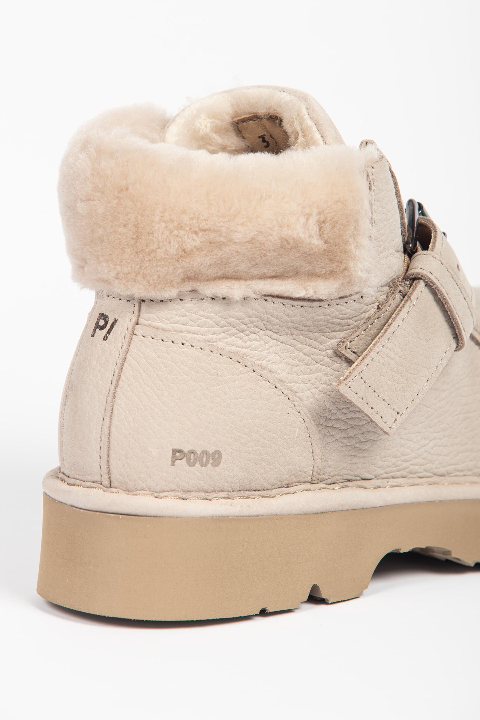 sneakers stivale in suede e shearling 'p009' P009W0130197 V005 PANCHIC 