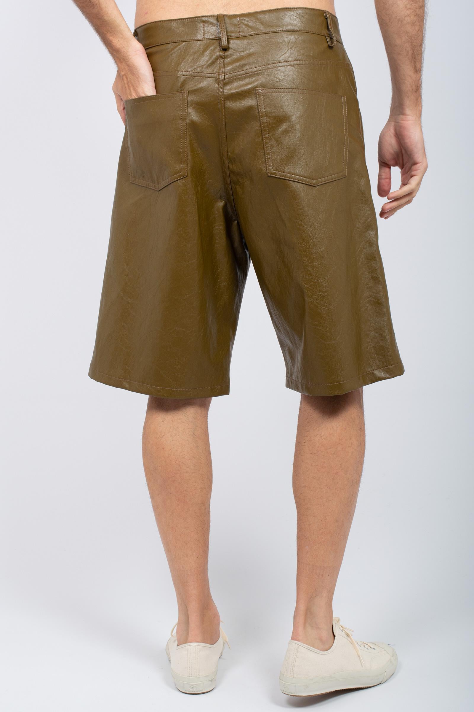 bermuda in ecopelle 2201C533 OLIVE C93 
