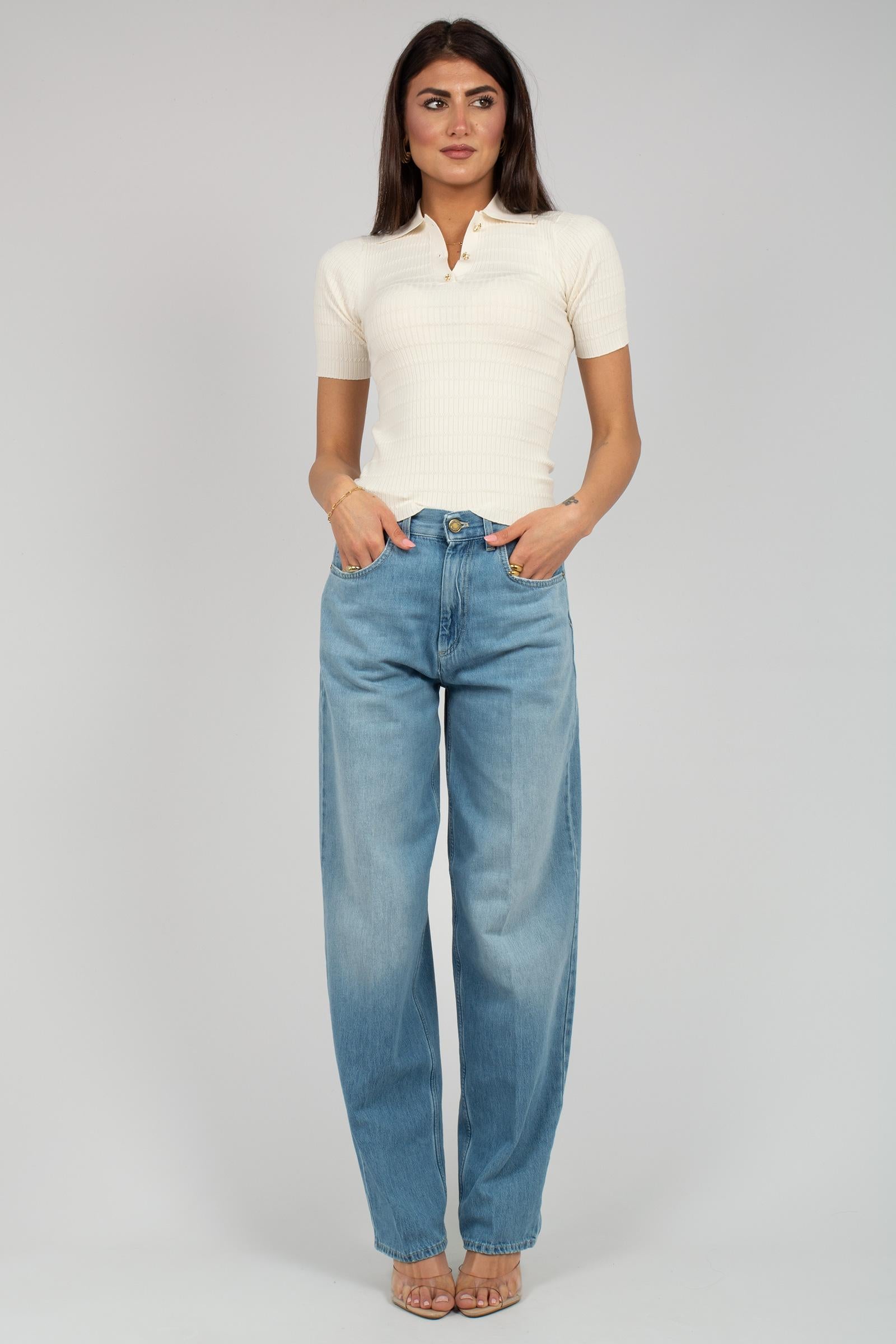 jeans in cotone 'megan fit' C1VPMGZ0 CA5640ML38 PT TORINO DENIM 