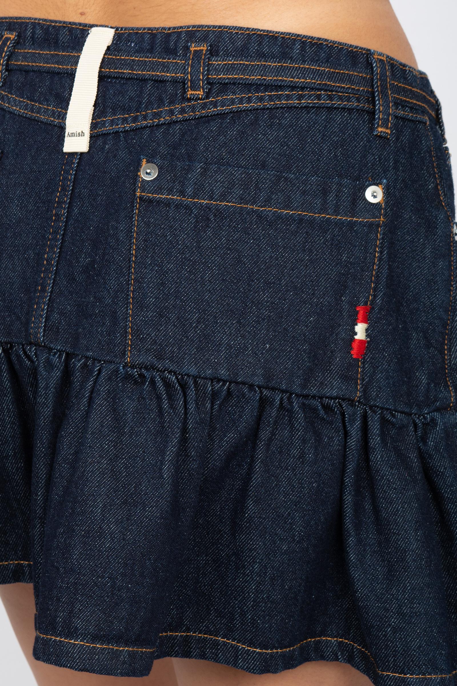 minigonna in denim AMD178D3800021 C0999 AMISH 