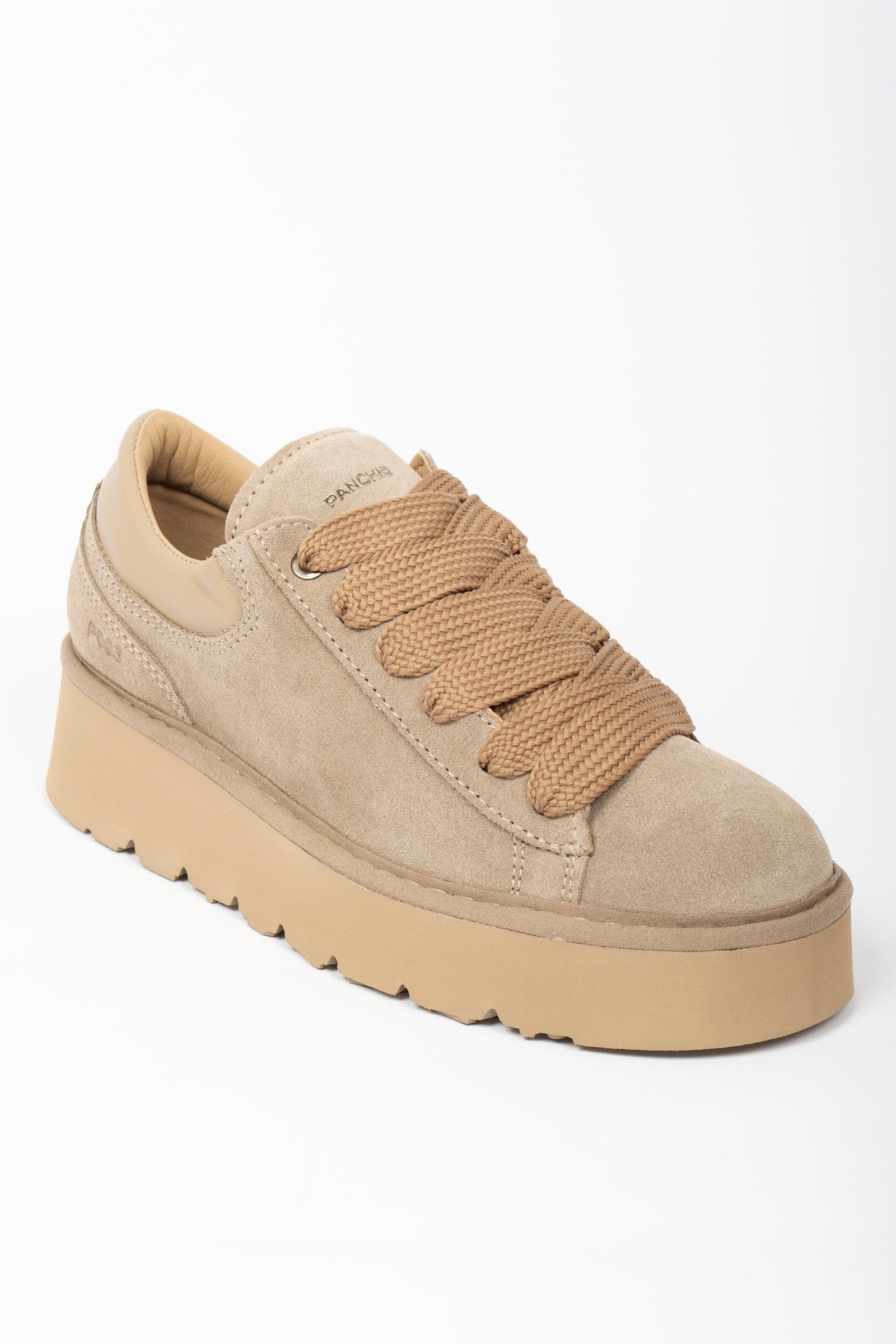 snekaers laceup in pelle P003W0140174 D013 PANCHIC 