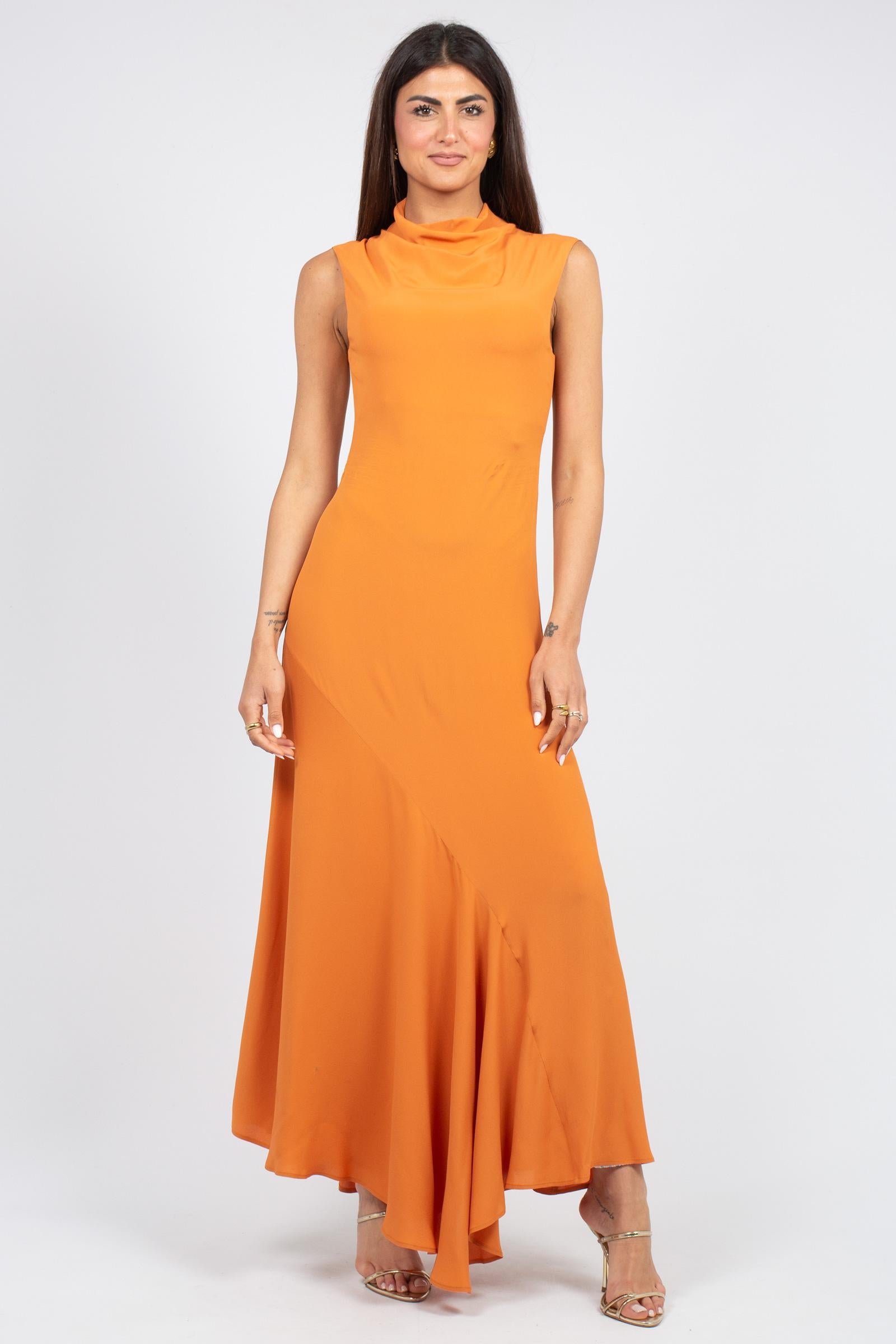 abito in misto seta 'coralie' S6SU32 C07 SEMICOUTURE 