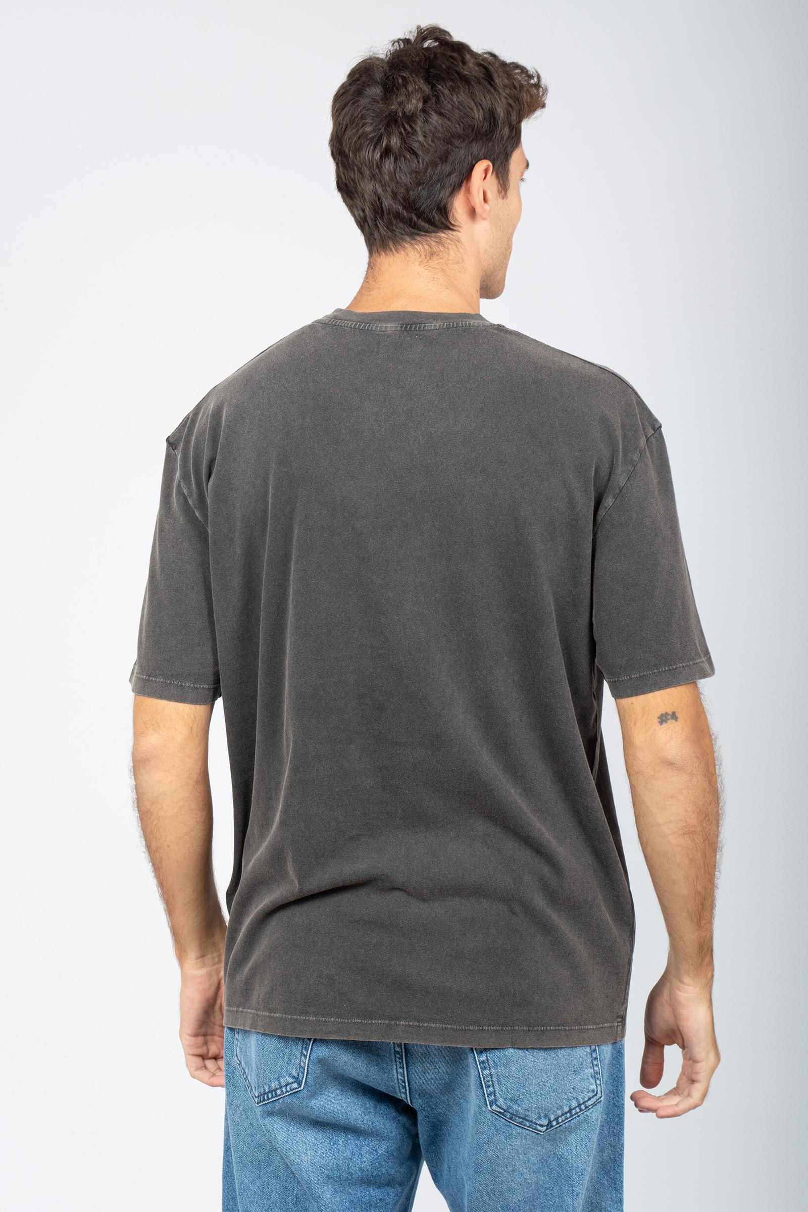 t-shirt in cotone micro logo AMU146CN21XXXX C0073 AMISH 