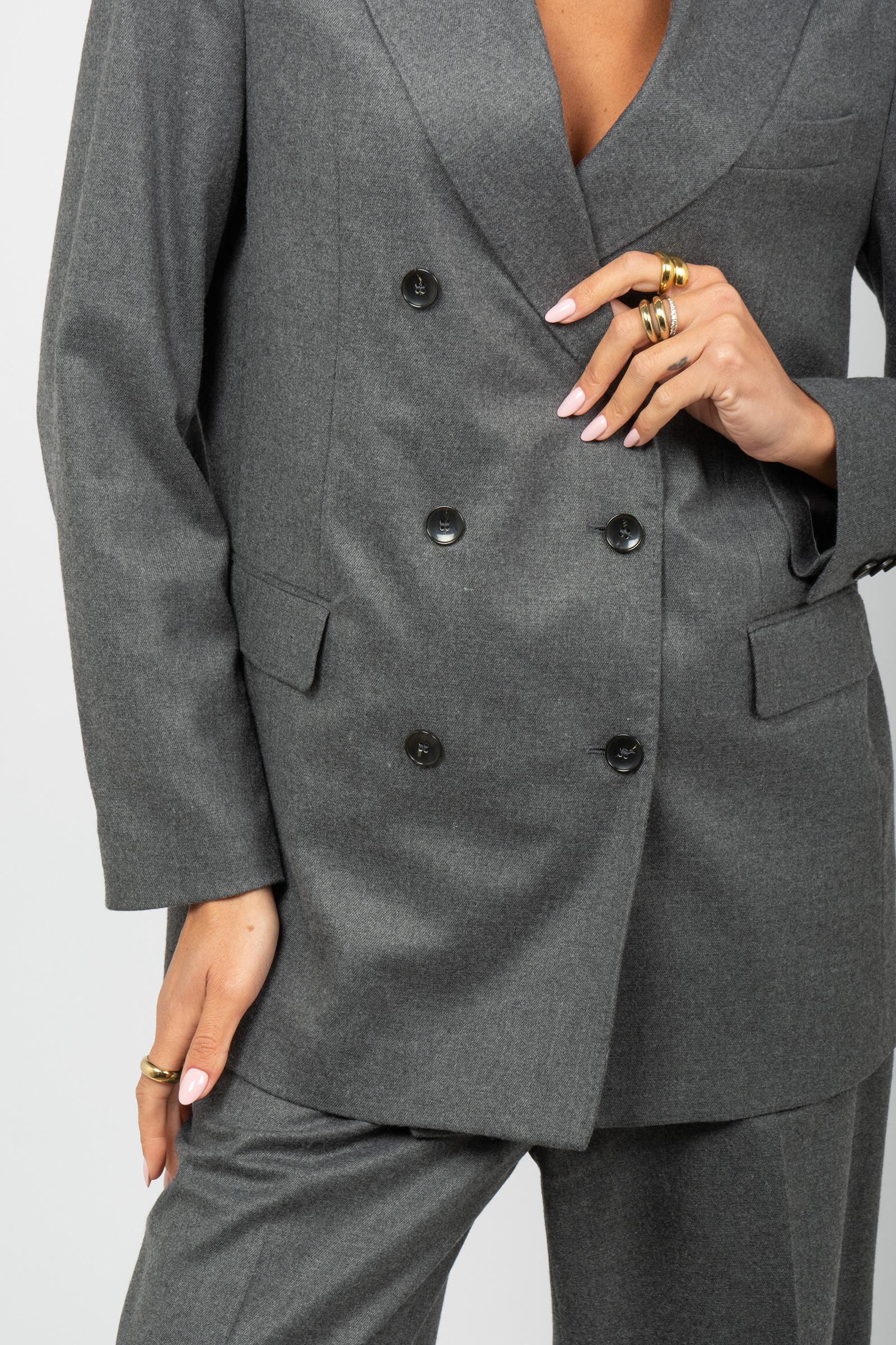 giacca in flanella di misto lana GI091610540261 922 SEVENTY 