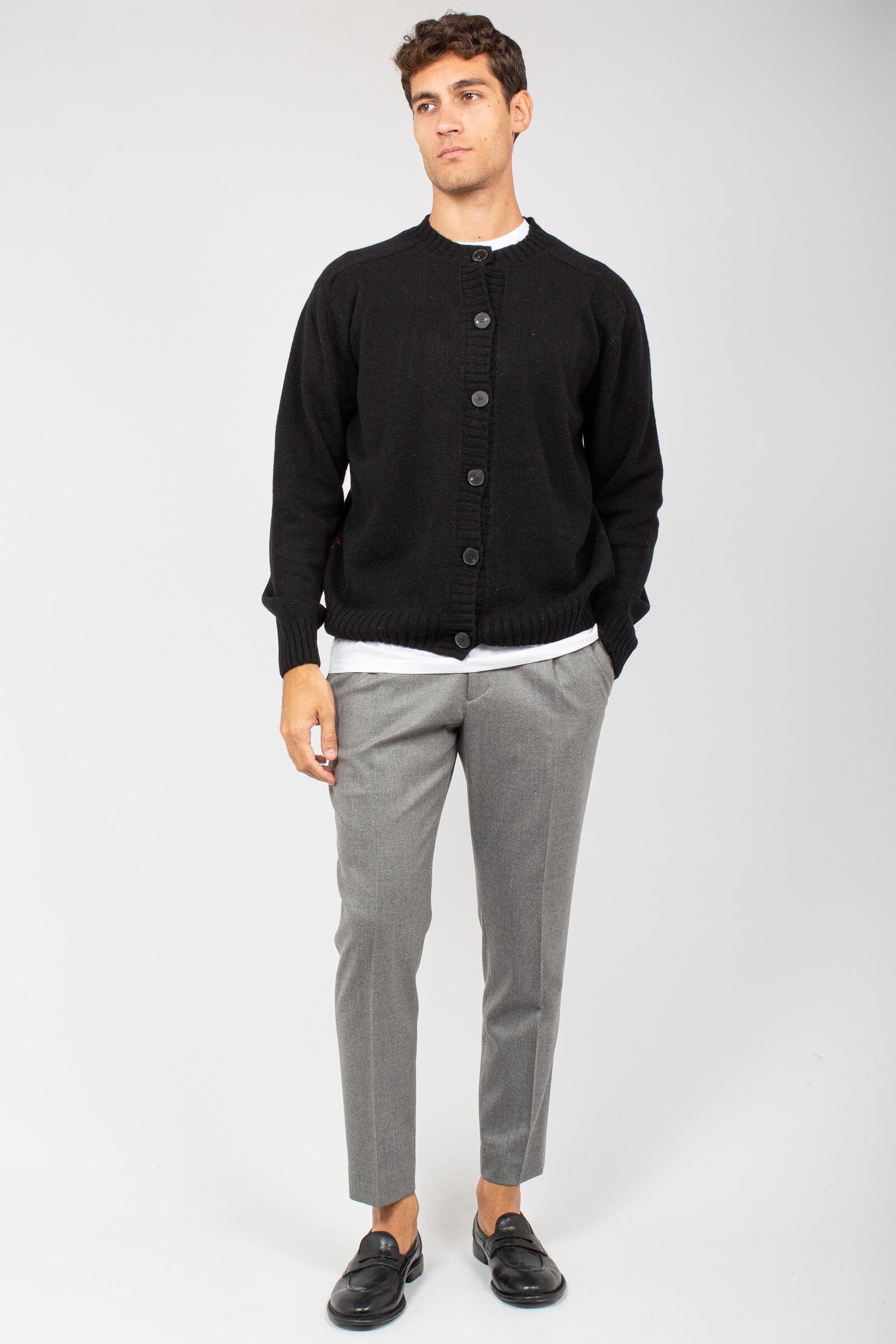 pantalone con coulisse in lana vergine 'riccardo' RICCARDOCCWFS GRIGIOCHIARO BE ABLE 