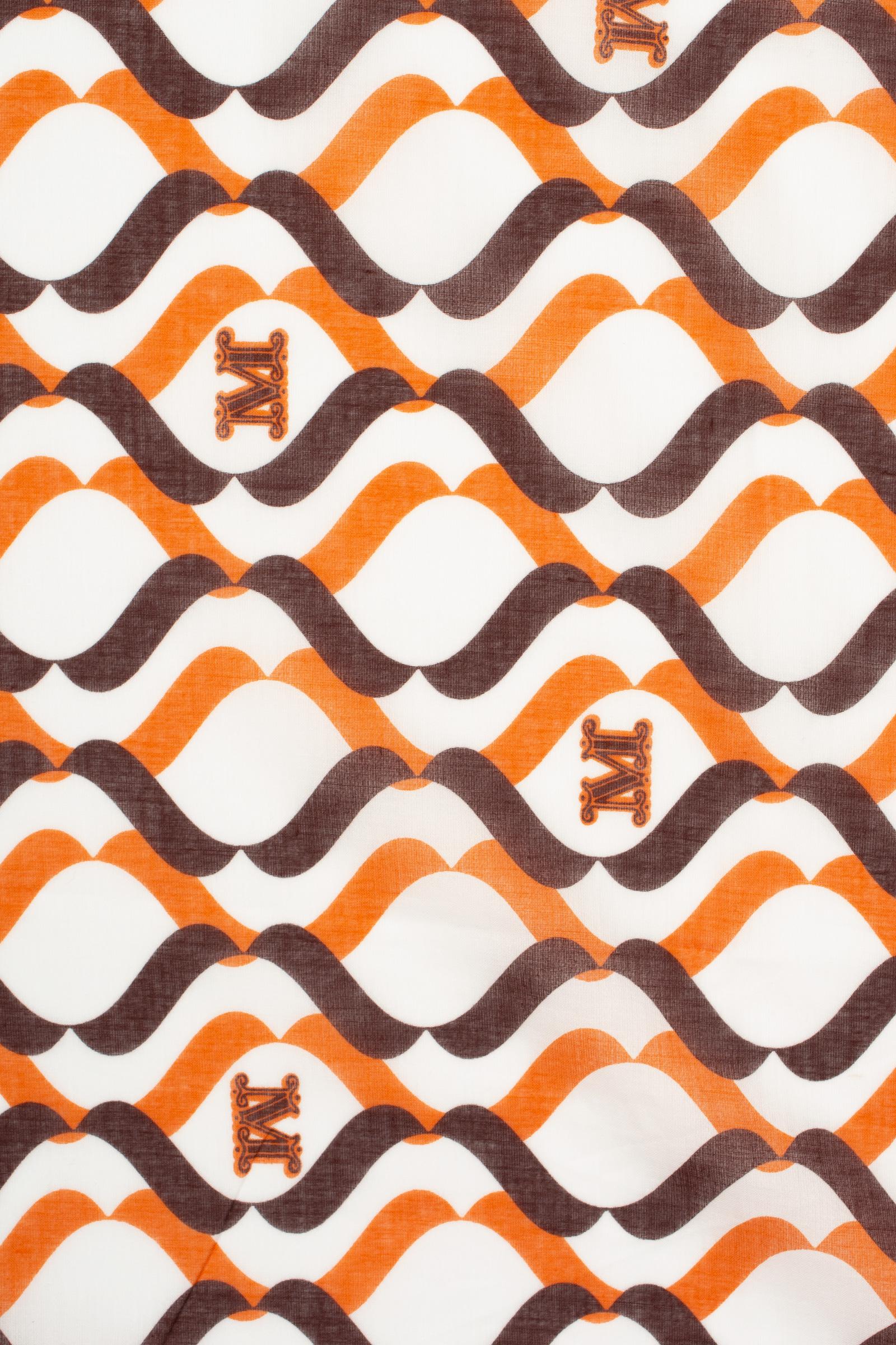 Foulard stampato monogram 'elfi' 2616541019600 002 MAXMARA BEACHWARE 