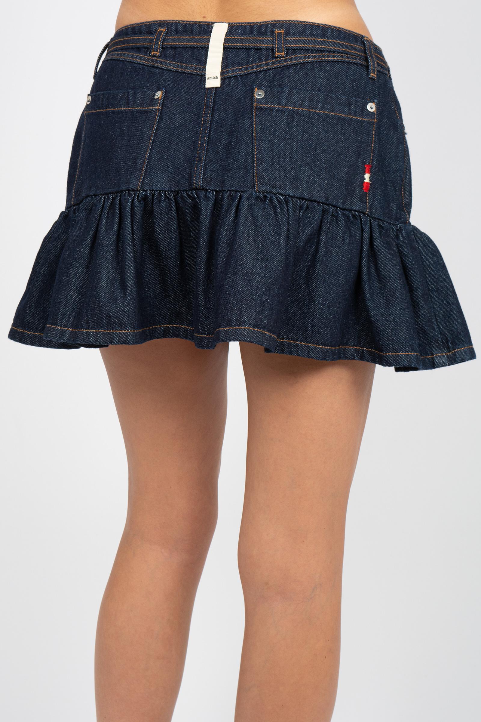 minigonna in denim AMD178D3800021 C0999 AMISH 