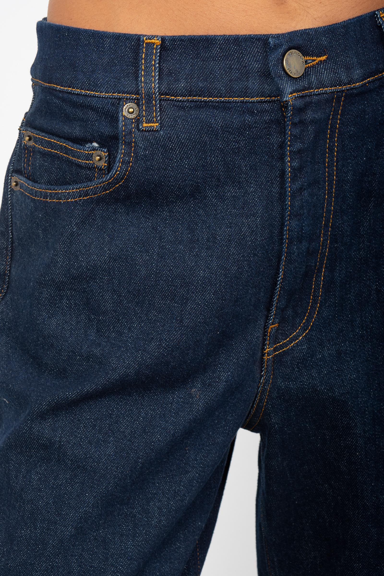 denim in cotone stretch 'carmen' SVW02412D0012 RINSE SIVIGLIA 
