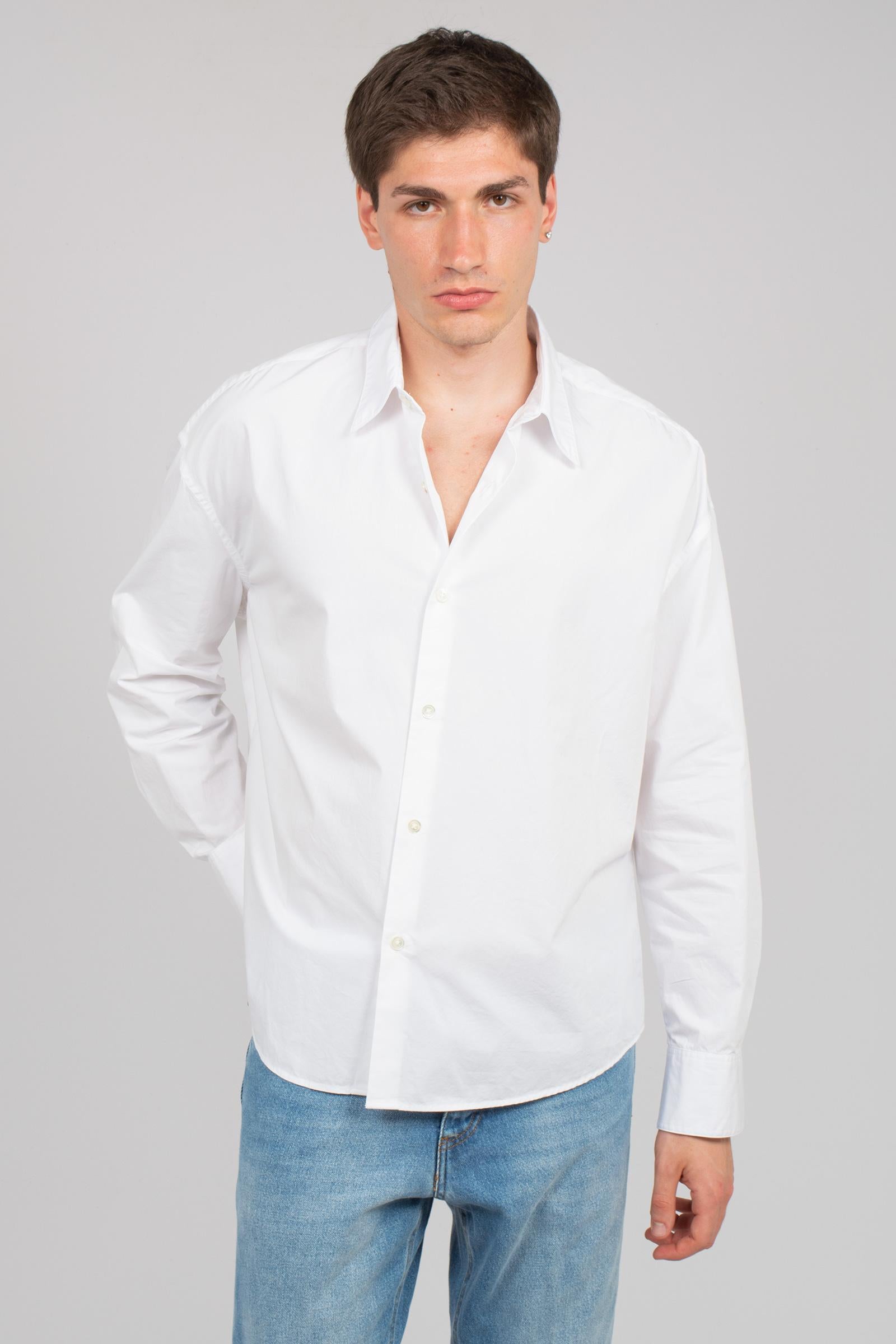camicia oversize in popeline di cotone 747474 WHITE STUDIO SEIDENSTICKER 