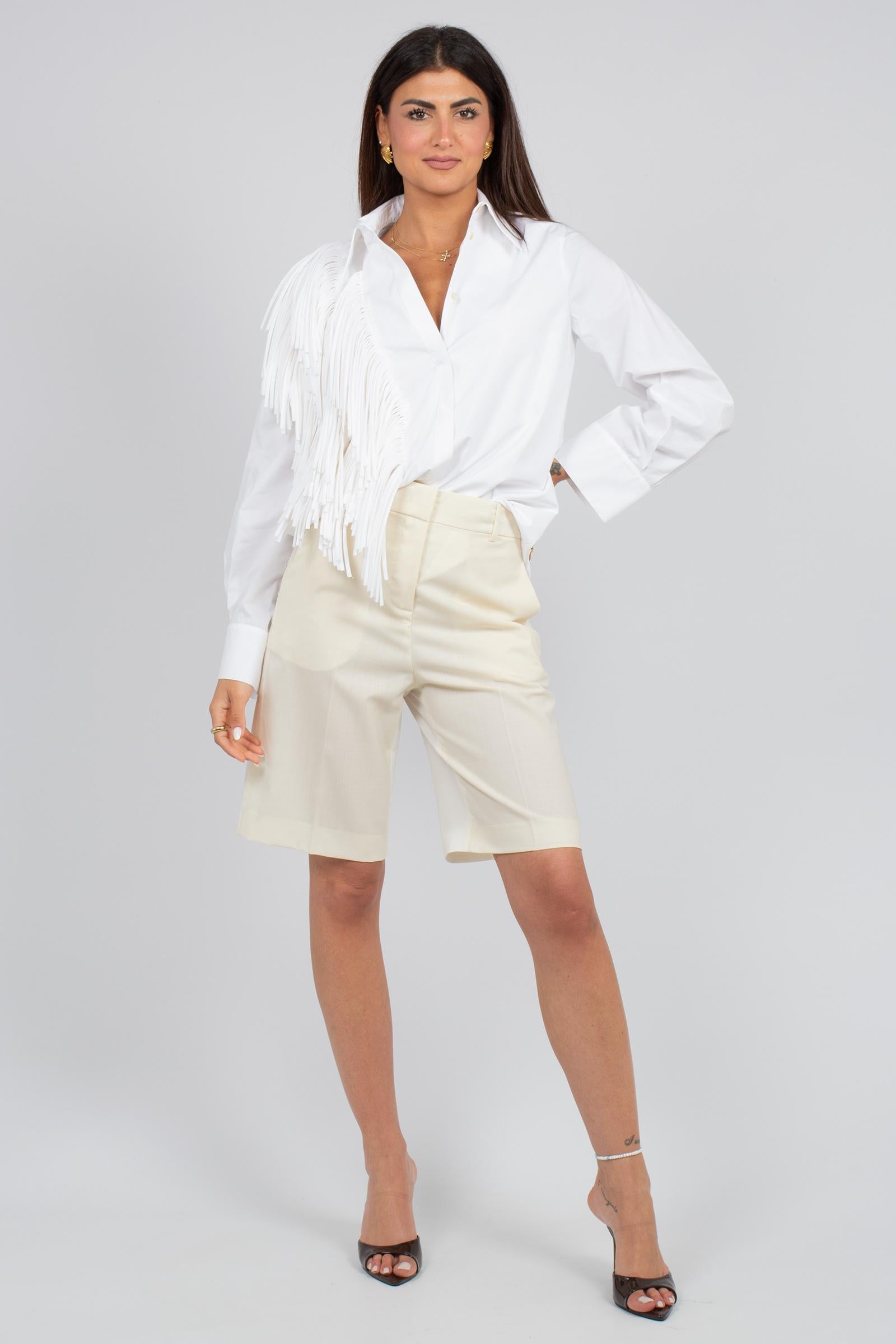 bermuda in fresco lana 'jeff' P6SZ03 W6007 ERIKA CAVALLINI 