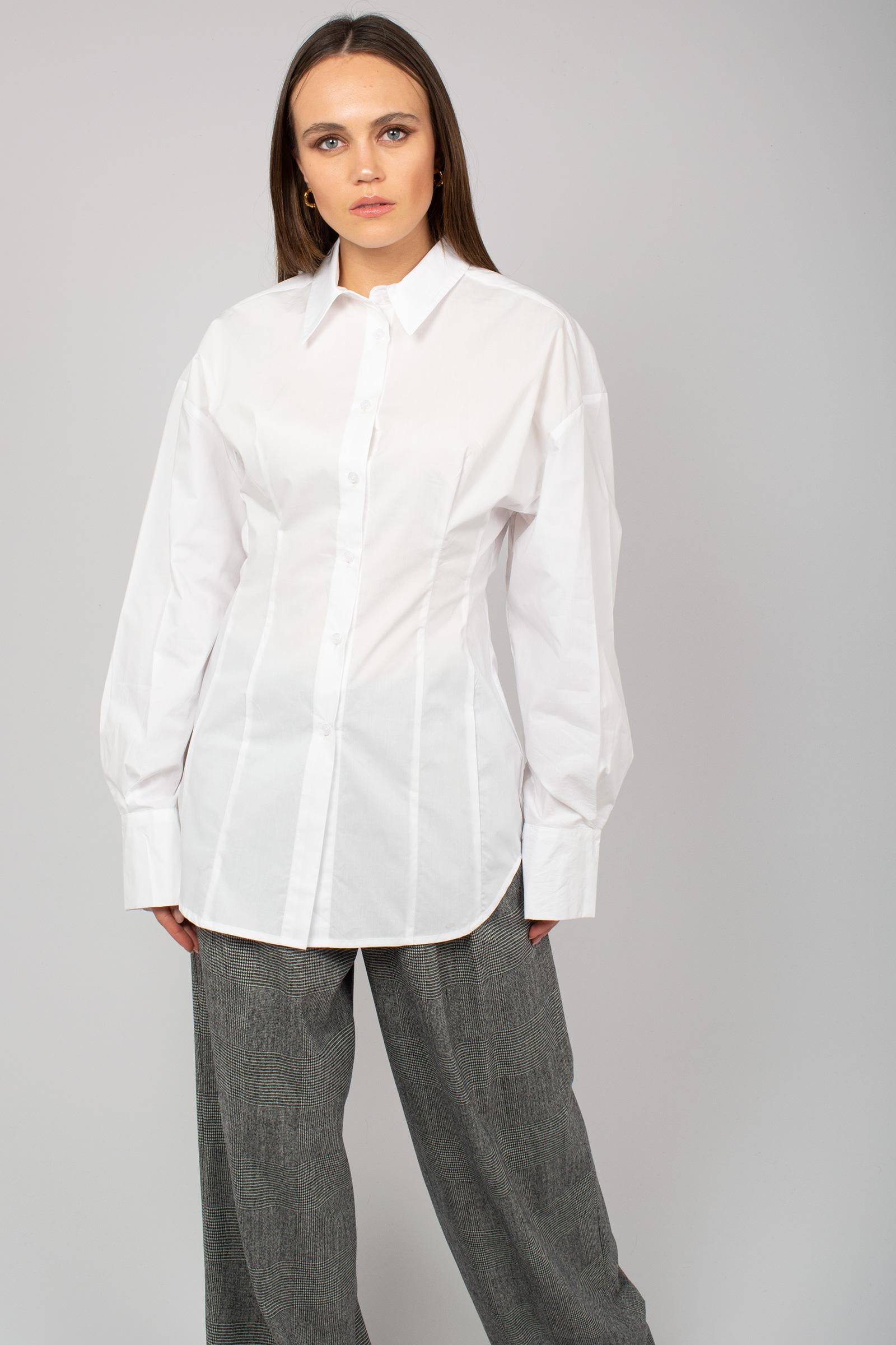 camicia in popeline F25SL09 W201 WEILI ZHENG 